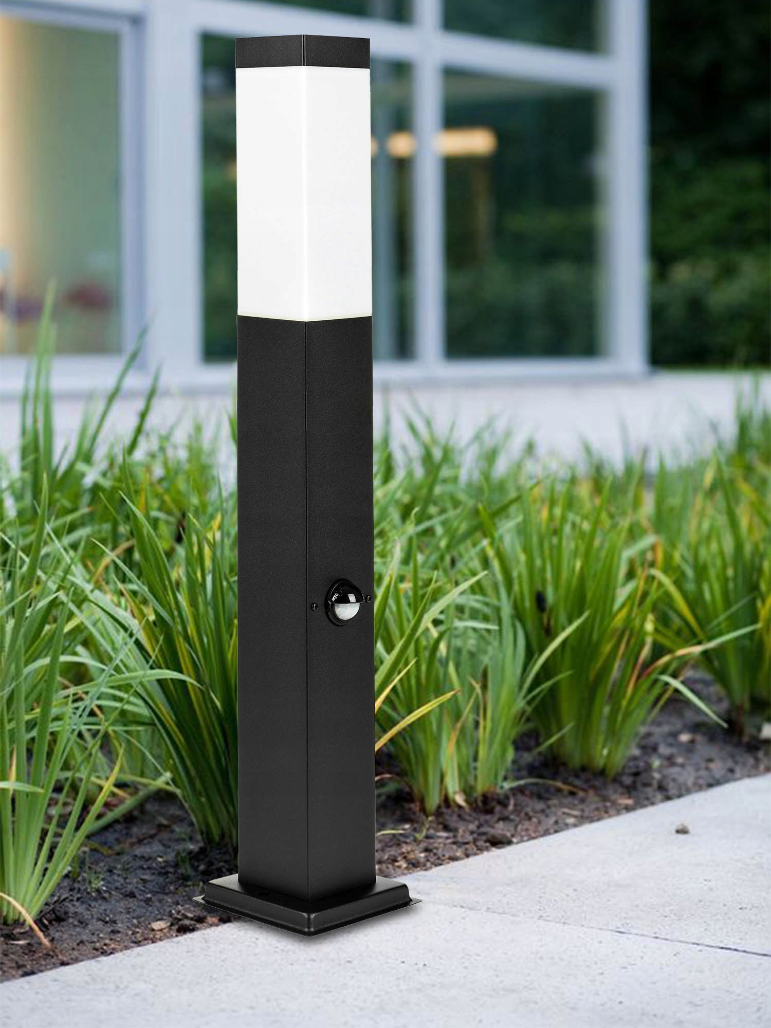 GARDEN LAMP, standing pole with motion sensor, 45 cm Thread type E27