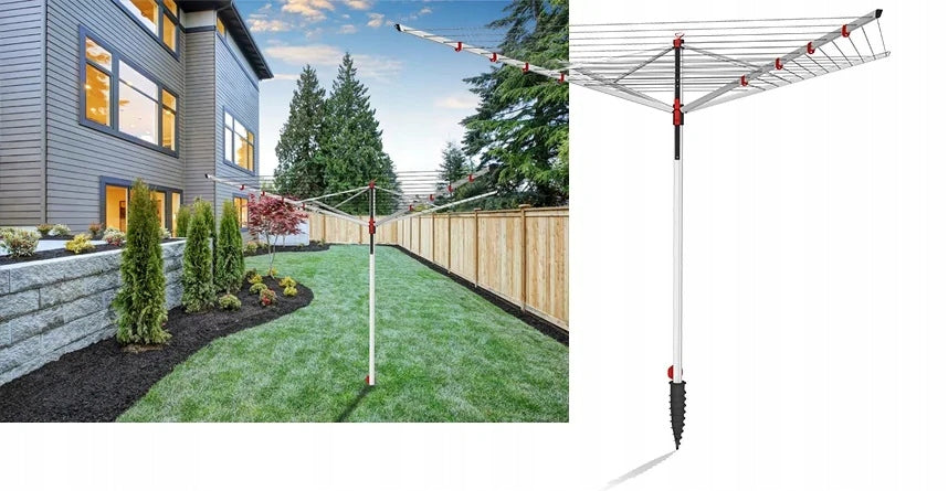 GARDEN LAUNDRY DRYER VILEDA STATIONARY 180CM WITH 50M XXL Kind Stationary