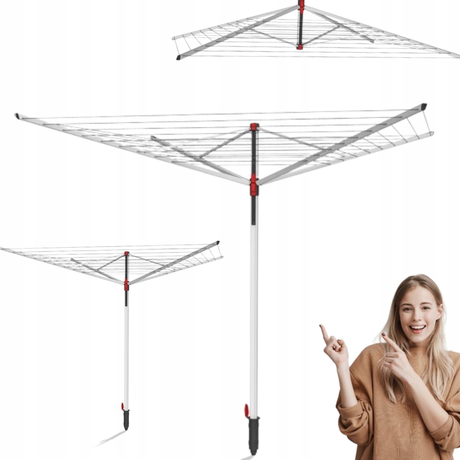 GARDEN LAUNDRY DRYER VILEDA STATIONARY 180CM WITH 50M XXL