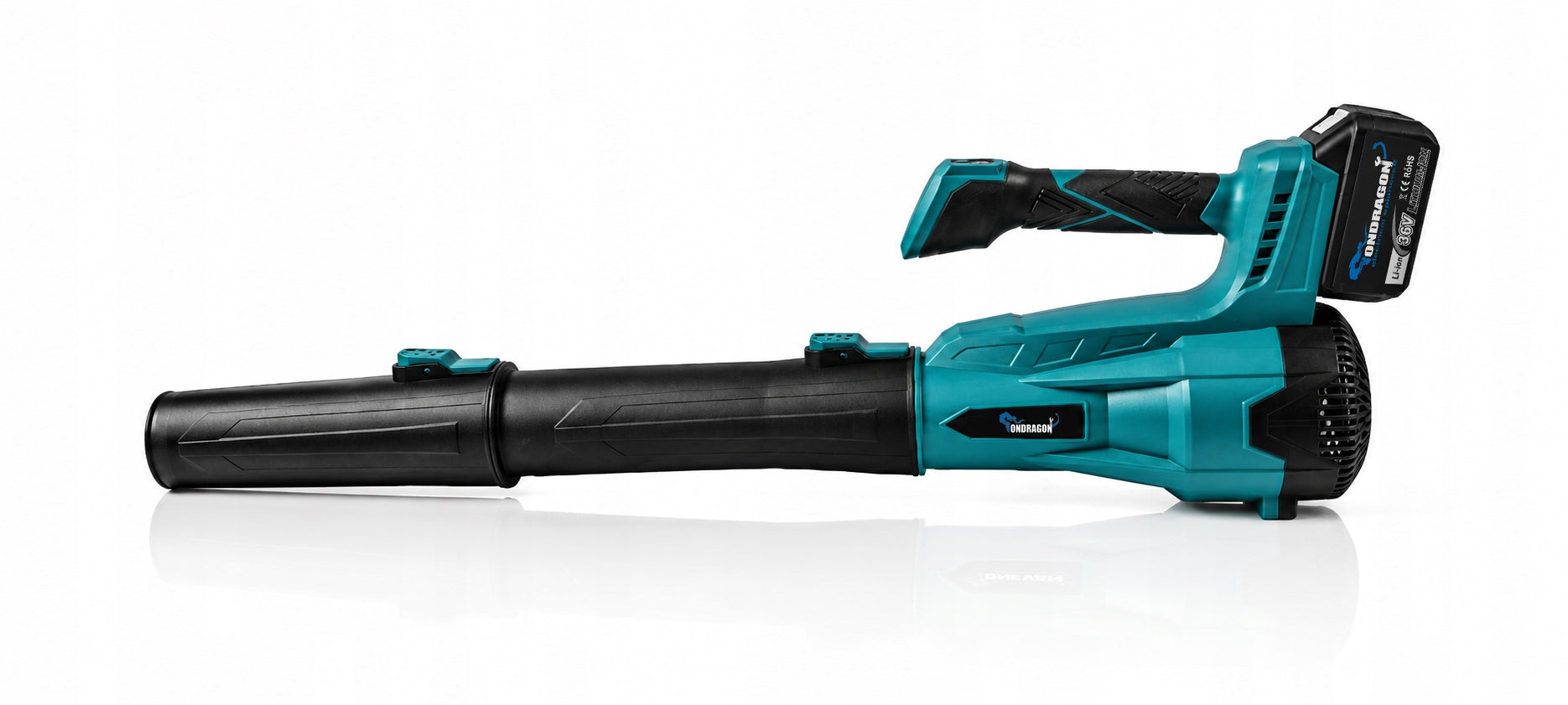 GARDEN LEAF CORDLESS BLOWER SET 36v 2xAKU LCD PRO ADJUSTMENT Output 620 m3/min
