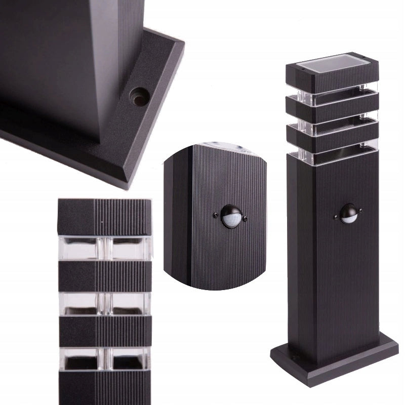 GARDEN LIGHTING POST WITH MOTION SENSOR SO-4OP 1x GU10 IP44 40 cm Batteries included no