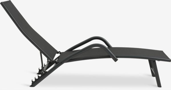 GARDEN LOUNGER COUCH STURDY STEEL FRAME STABLE POOL TERRACE Kind sunbed