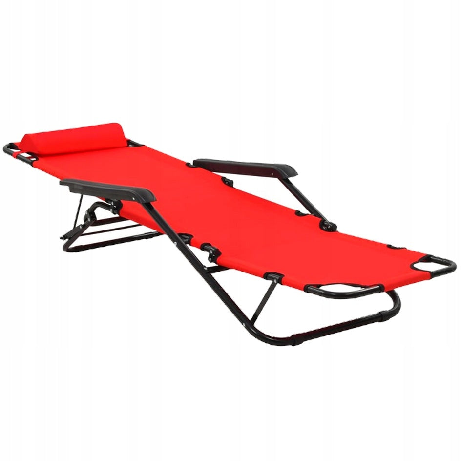 GARDEN LOUNGER FOLDING ZERO GRAVITY BEACH CHAIR TERRACE BALCONY /CZ Frame material steel