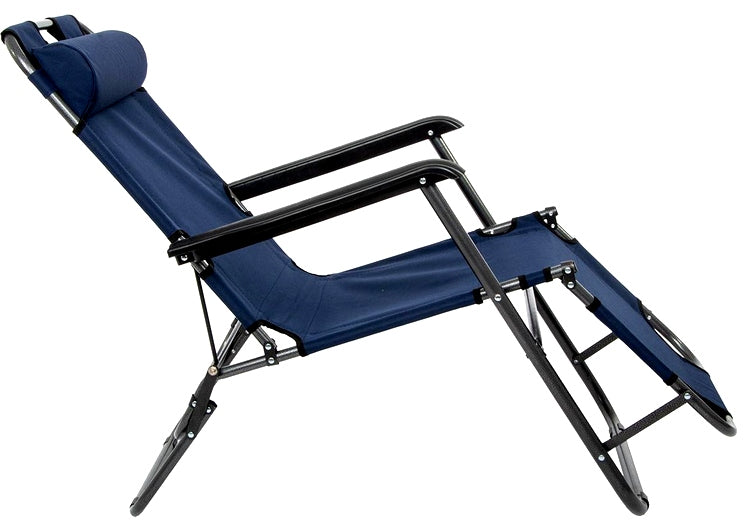 GARDEN LOUNGER FOLDING ZERO GRAVITY BEACH CHAIR TERRACE BALCONY /G Length (longer side) 150 cm