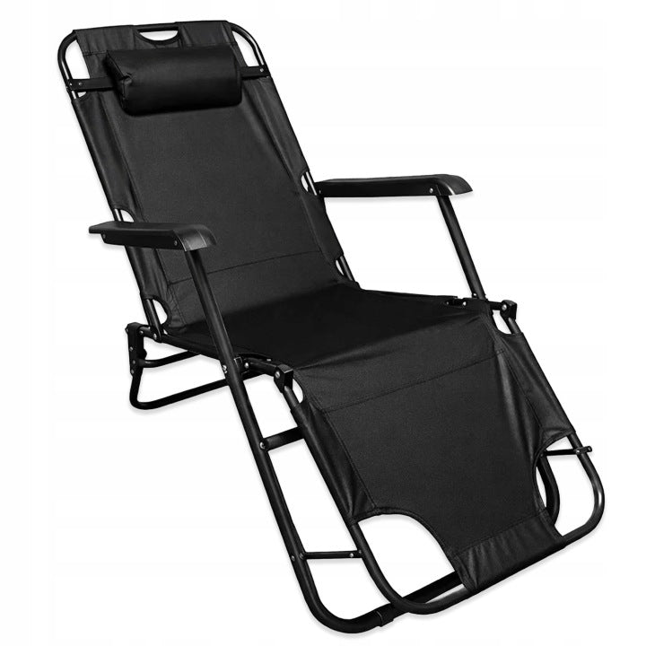 GARDEN LOUNGER HIKING CHAIR BEACH CHAIR FOLDING MATTRESS STRONG Packaging status original