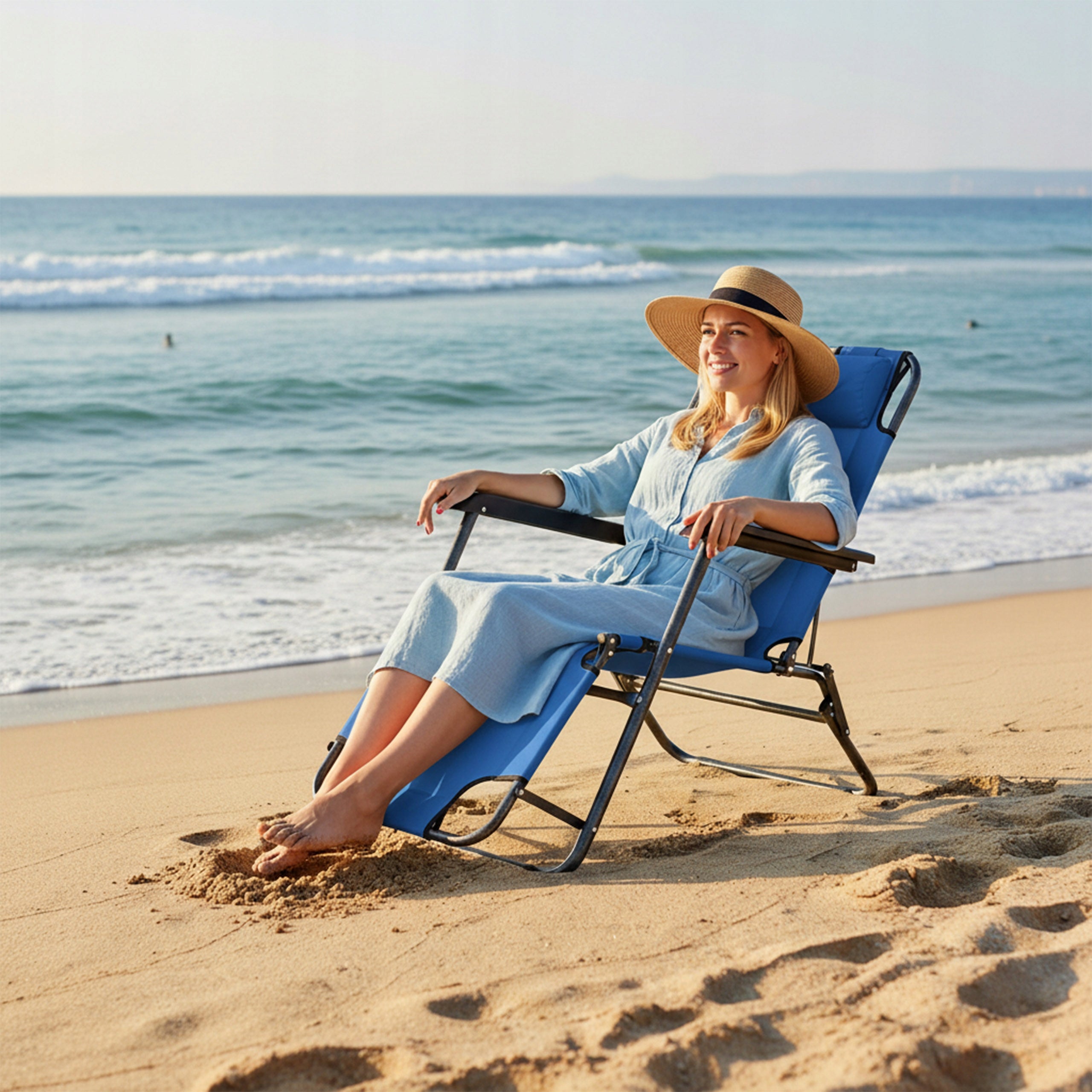 GARDEN LOUNGER ZERO GRAVITY BEACH CHAIR FOLDING ON TERRACE FOR GARDEN LEON Manufacturer code 5905523062960