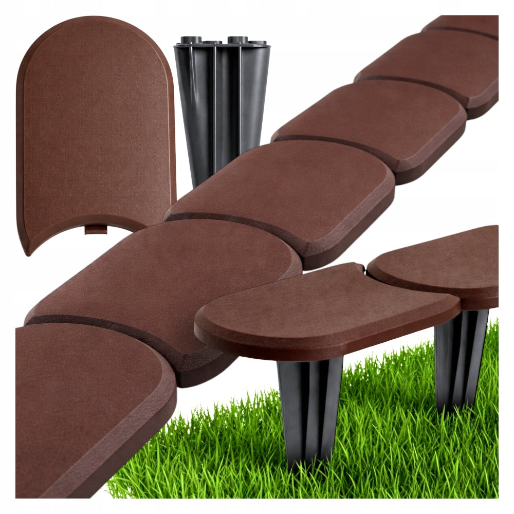 GARDEN PALISADE Inrun GARDEN EDGING FLAT BRONZE 3.8m