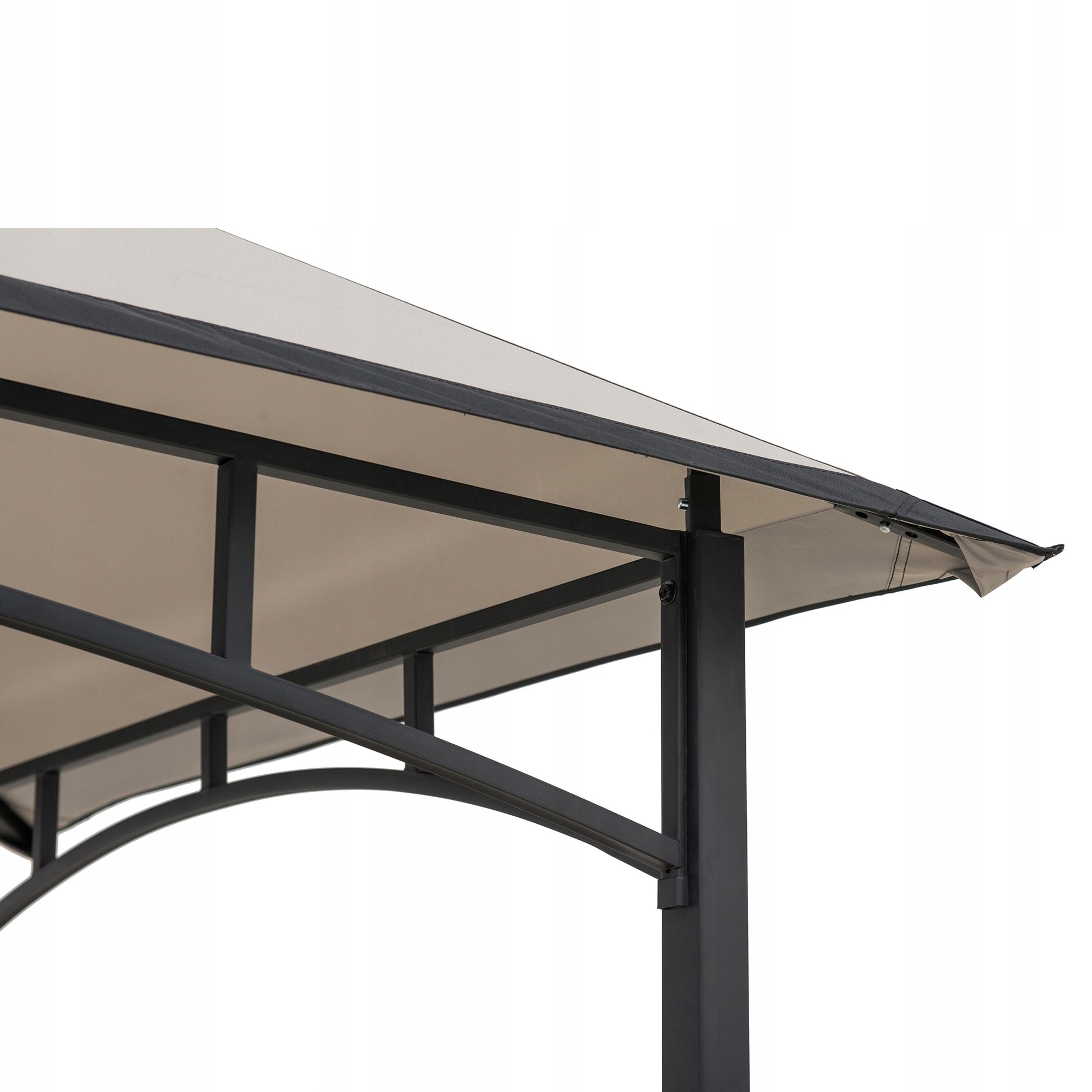GARDEN PAVILION 1,5x2,5m GARDEN GAZEBO GRILL GARDEN TENT GREY Manufacturer no brand