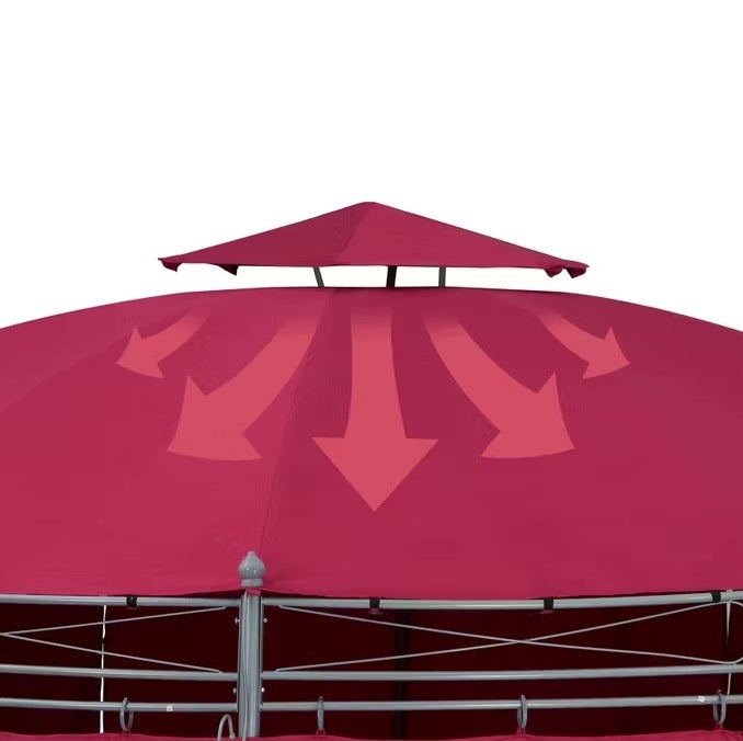 GARDEN PAVILION 350 x 350 x 280m ROUND Manufacturer code 403265