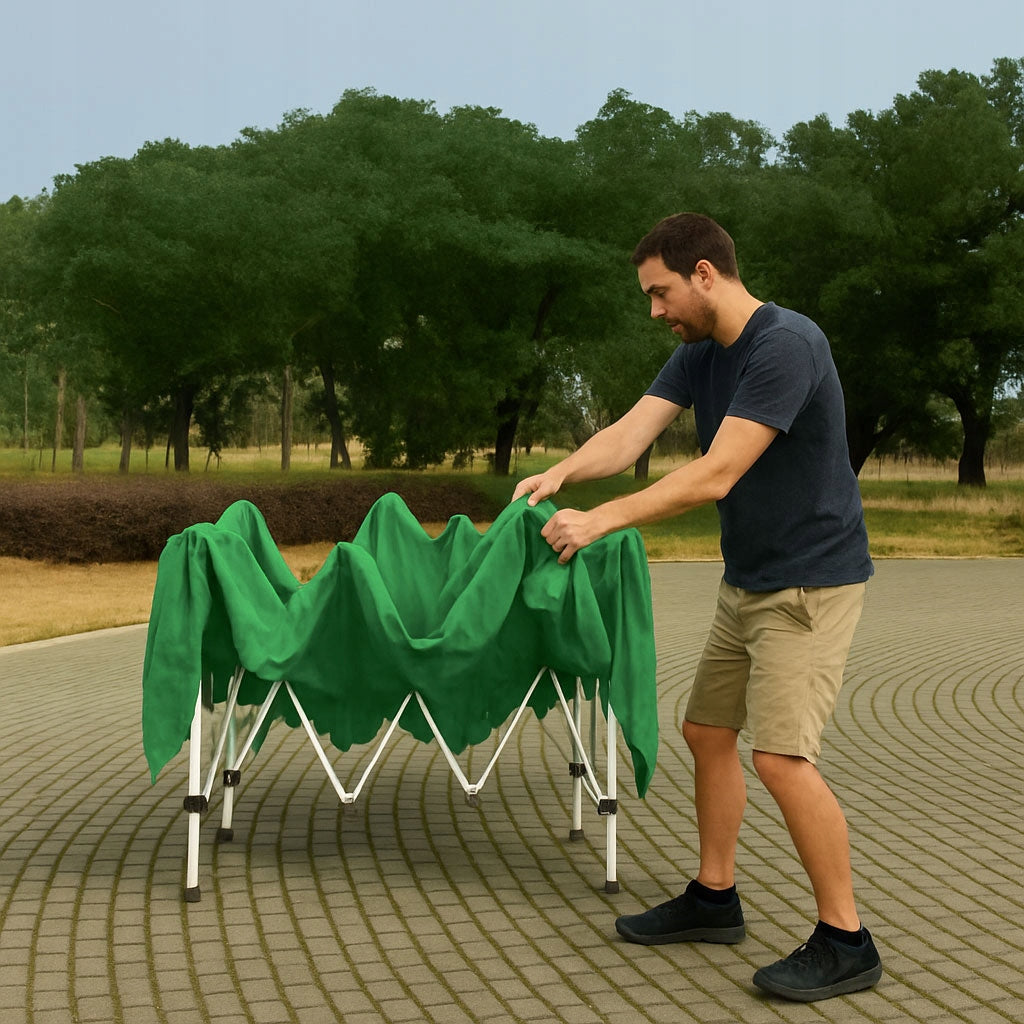 GARDEN PAVILION AUTOMATIC EVENT SELF-FOLDING TENT CANOPY 3X3 M Manufacturer code DO OGRODU OGRÓDKA NA PRZYJĘCIE GRILOWANIE 77