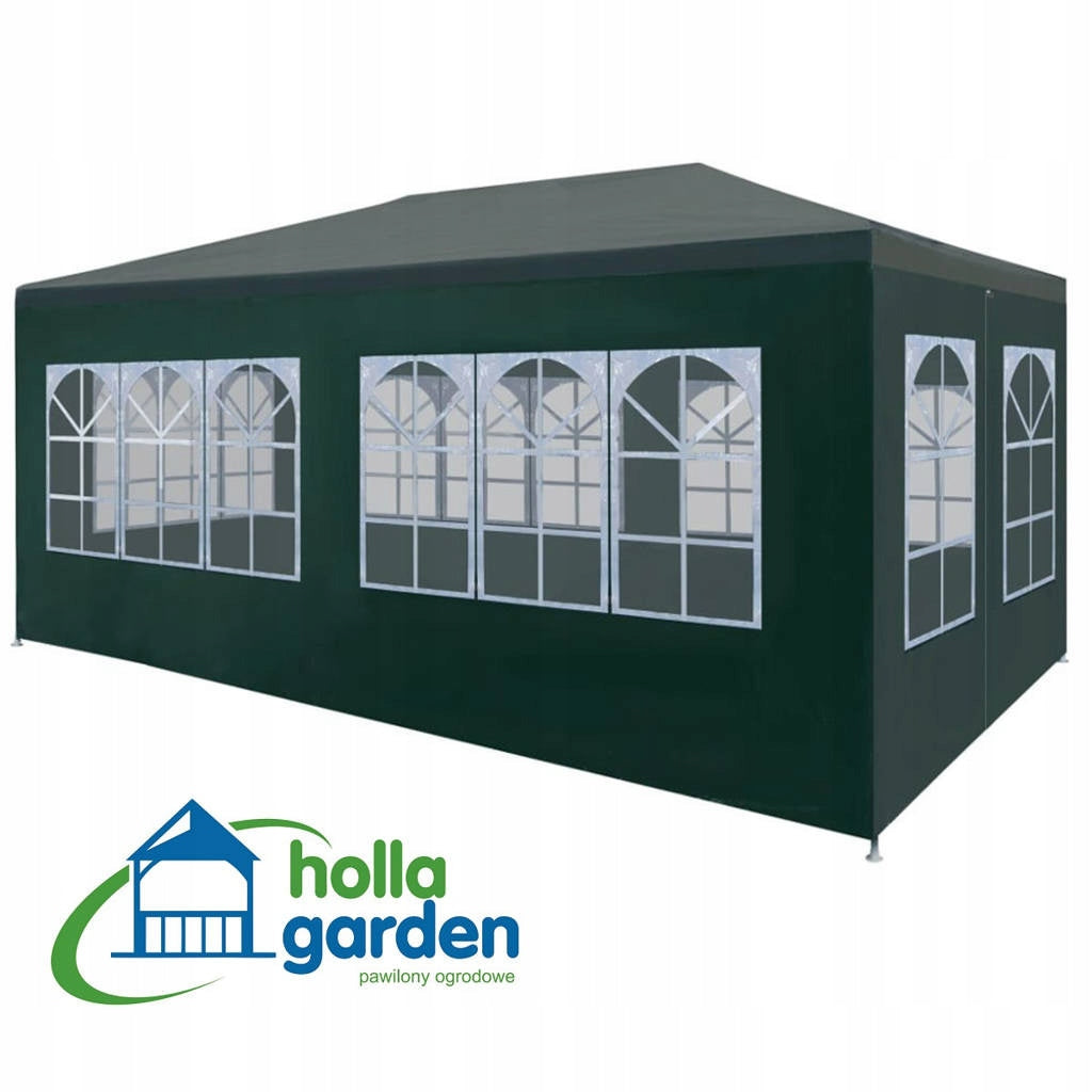 GARDEN PAVILION COMMERCIAL PARTY TENT 3x6 m + 6 SIDE WALLS Packaging status original