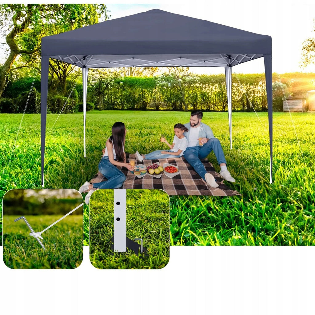 GARDEN PAVILION EXPRESS TRADING TENT 3x3 m AUTOMATIC 4 WALLS Number of side walls 4 walls