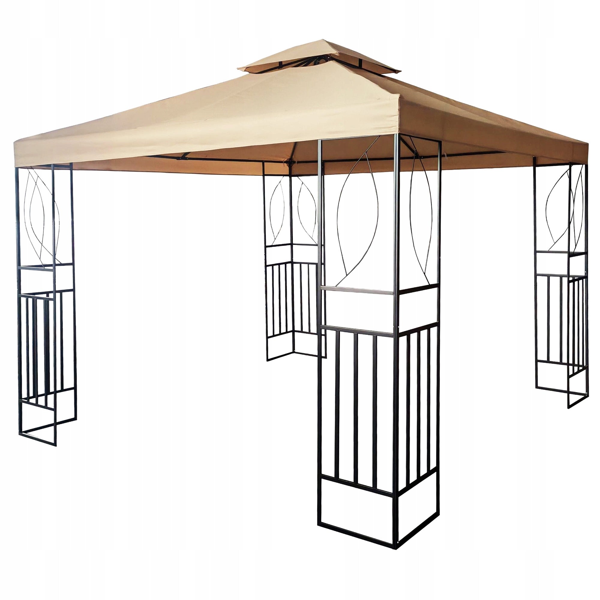 GARDEN PAVILION GAZEBO TENT 3x3x2,7m TERRACE GARDEN EVENT CANOPY Length 3 m