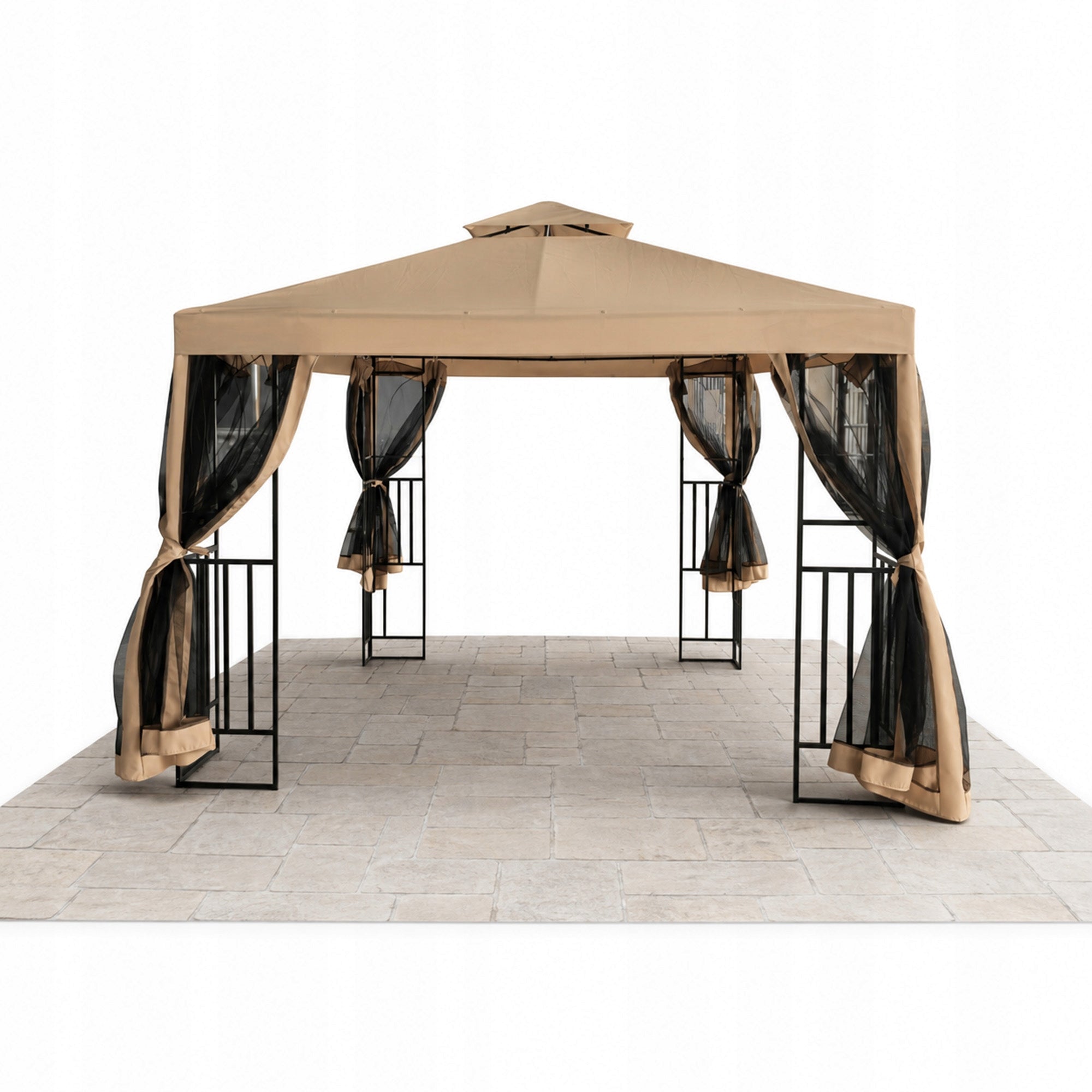 GARDEN PAVILION GAZEBO TENT 3x3x2,7m TERRACE GARDEN EVENT CANOPY Width 3 m