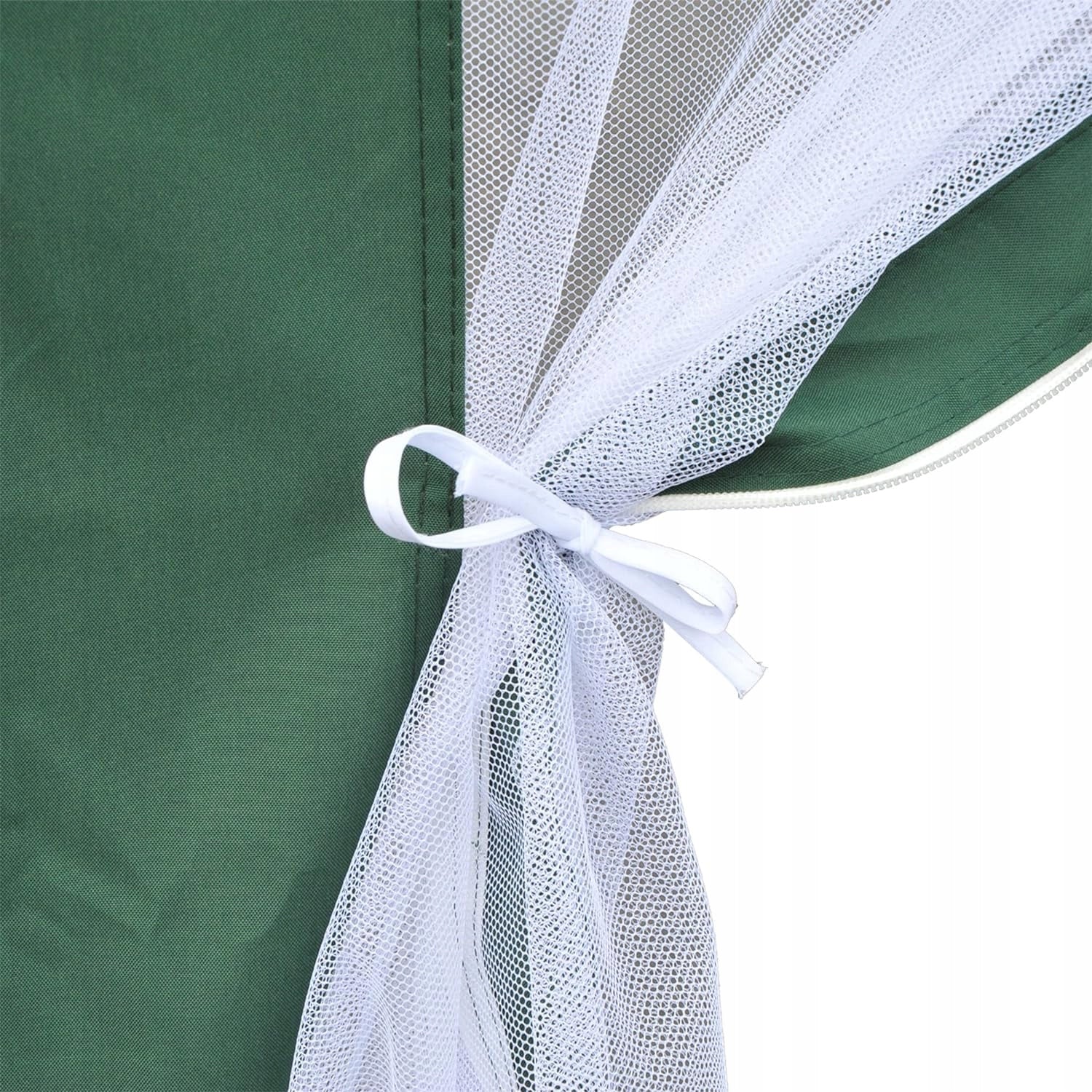 GARDEN PAVILION TENT COMMERCIAL GAZEBO + MOSQUITO NET 4x4m Color green