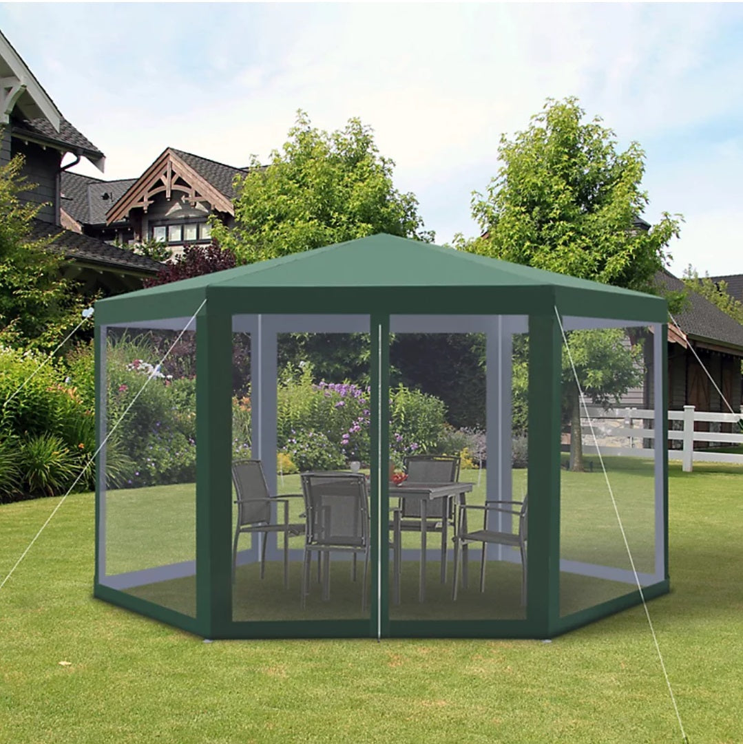 GARDEN PAVILION TENT COMMERCIAL GAZEBO + MOSQUITO NET 4x4m Manufacturer code Pawilon 4x4m moskitiera