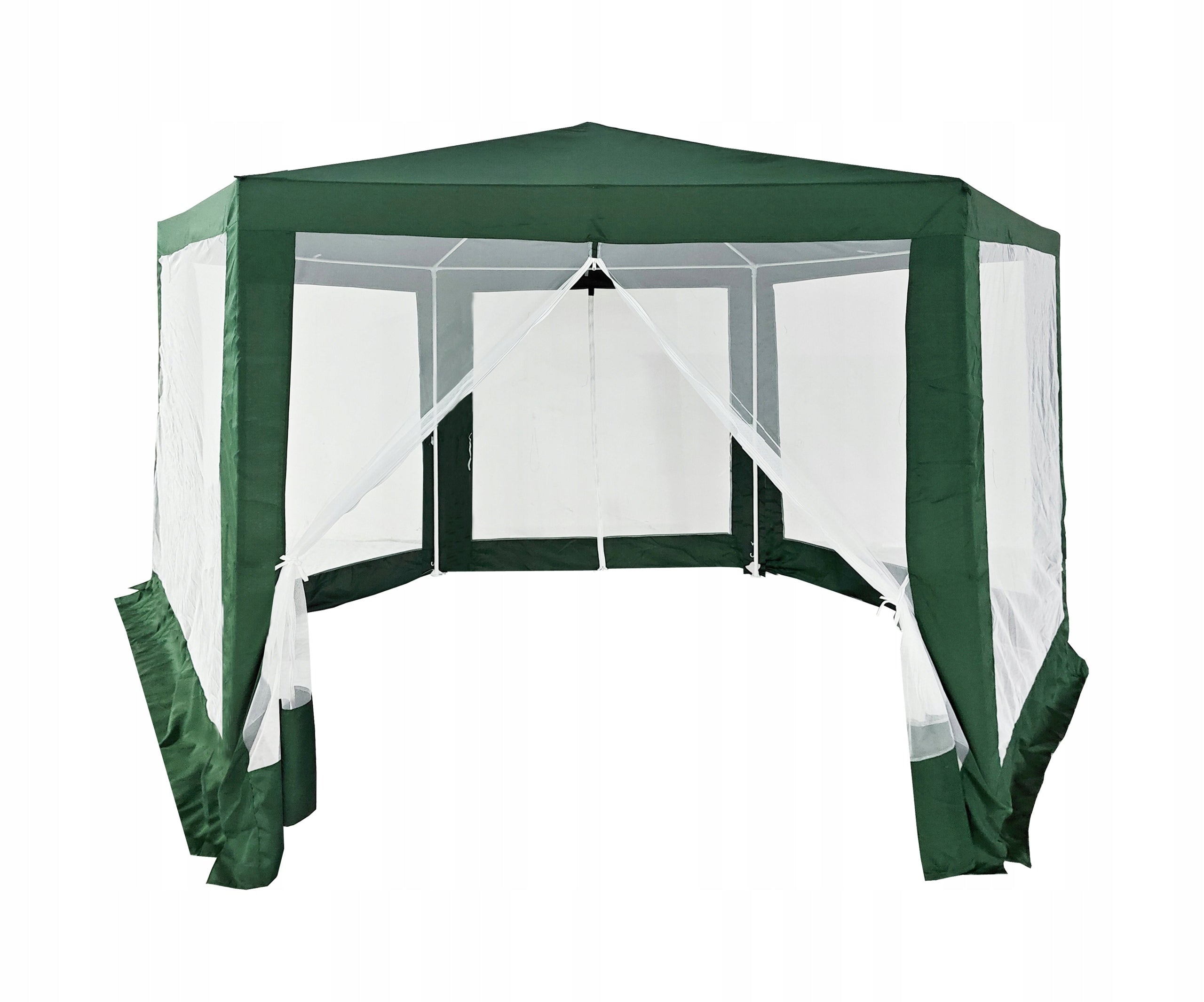 GARDEN PAVILION TENT COMMERCIAL GAZEBO + MOSQUITO NET 4x4m Manufacturer no brand