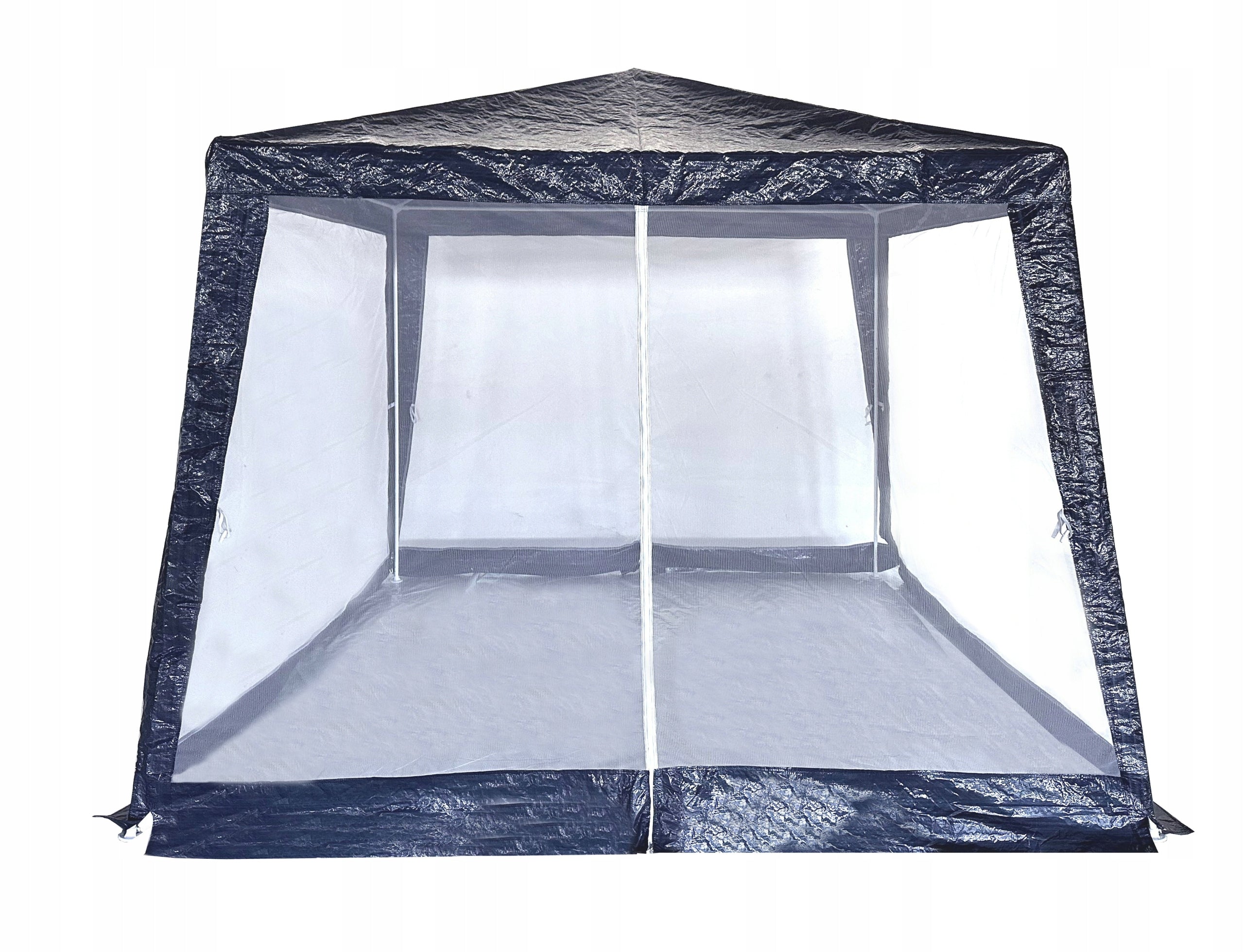 GARDEN PAVILION TENT GAZEBO 3x3m MOSQUITO NET 4 WALLS Length 300 m