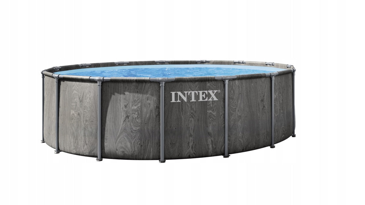 GARDEN POOL FRAME 457x122cm COVER PUMP LADDER INTEX 26742 MAT Packaging status original