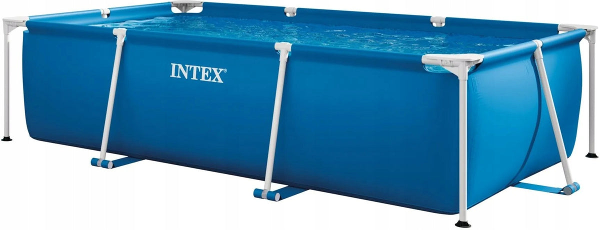 GARDEN POOL RECTANGULAR FRAME INTEX 28272 FOR CHILDREN 300x200x75cm Packaging status original