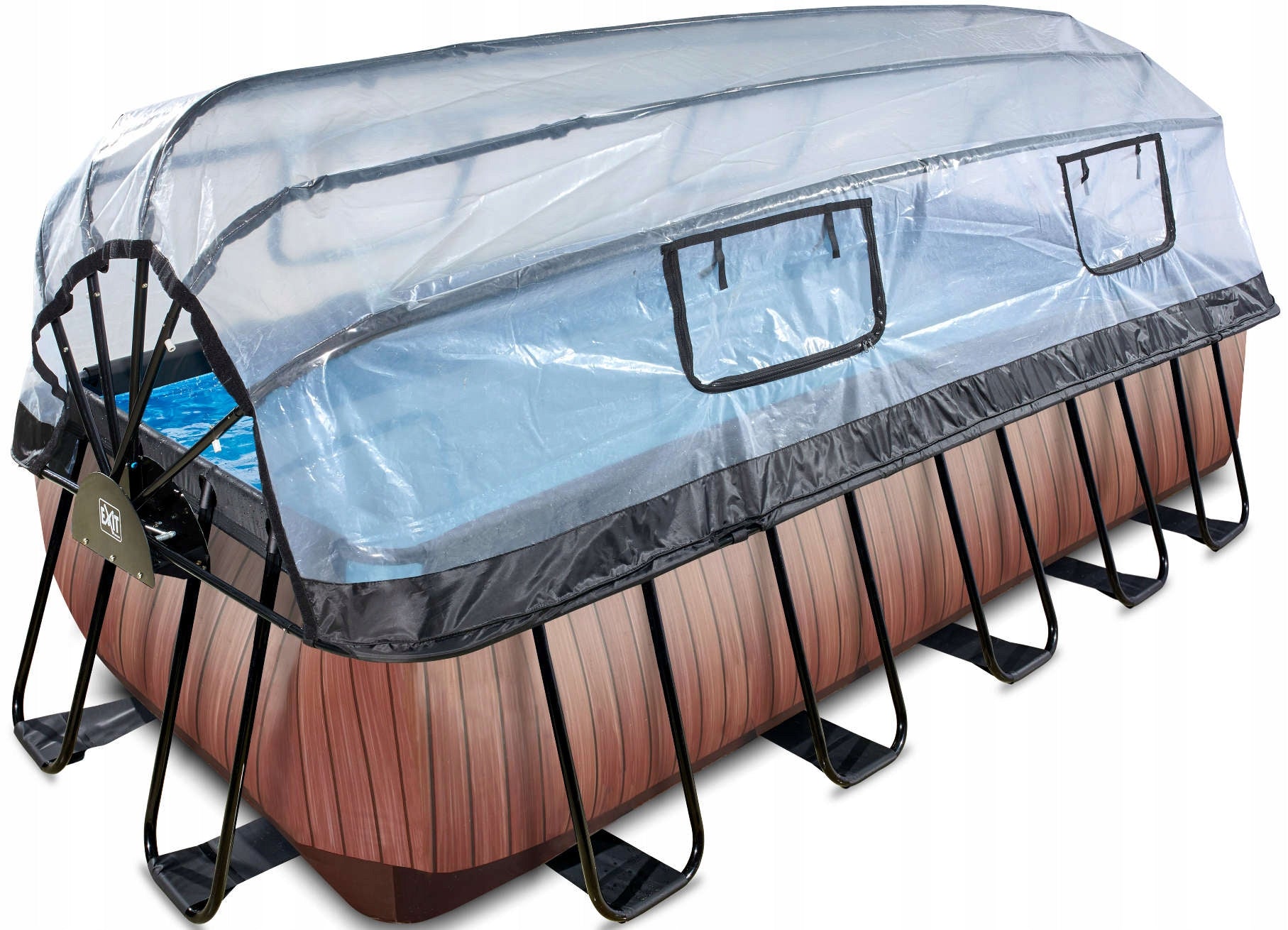 GARDEN POOL WITH FILTER LADDER CANOPY AND PUMP 540X250X110 Brand Exit