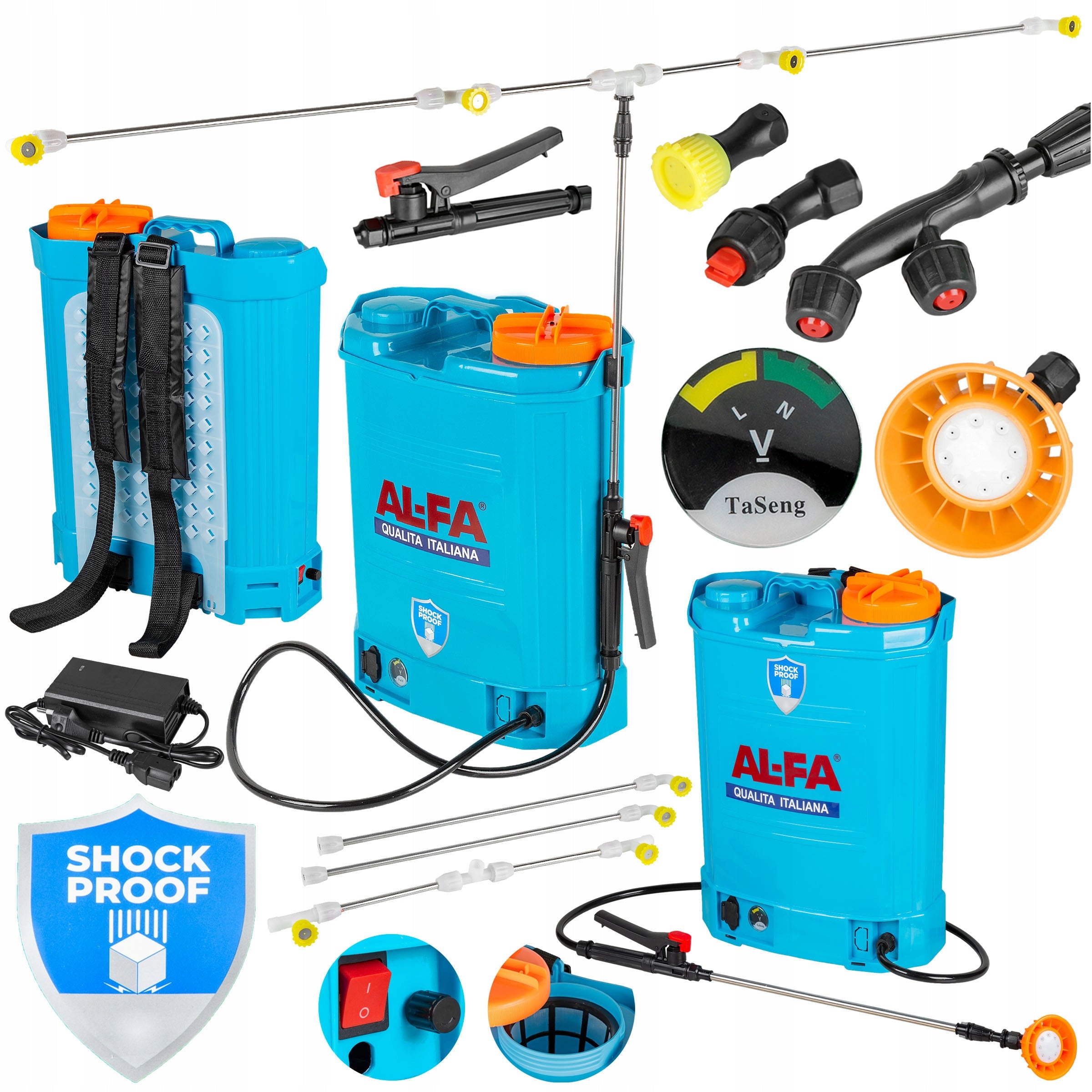 GARDEN PRESSURE SPRAYER CORDLESS BACKPACK ELECTRIC KIT