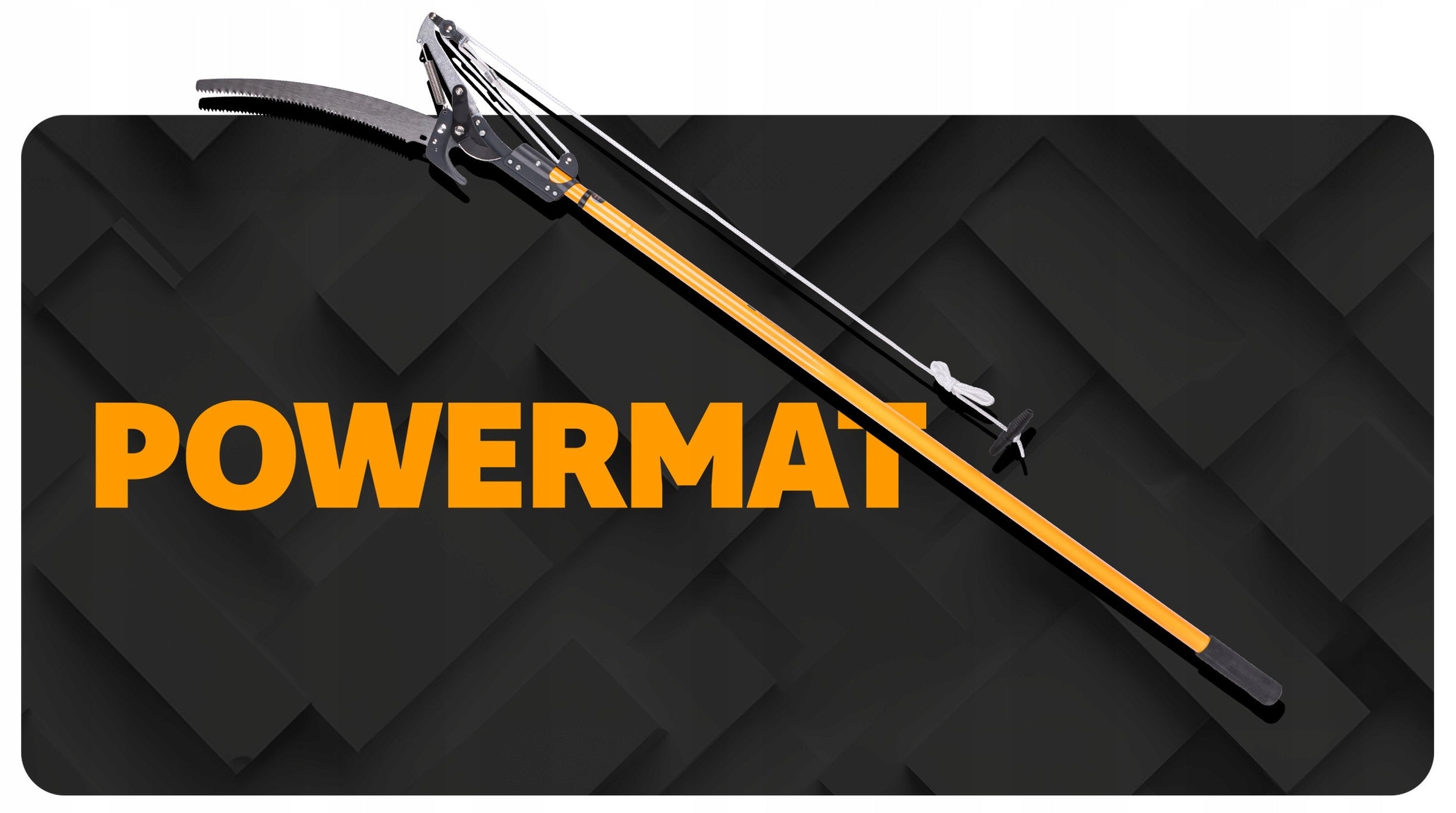 GARDEN PRUNER ON BOOM TELESCOPIC SAW 2in1 FOR TREE BRANCHES 240CM Tool weight 2.2 kg