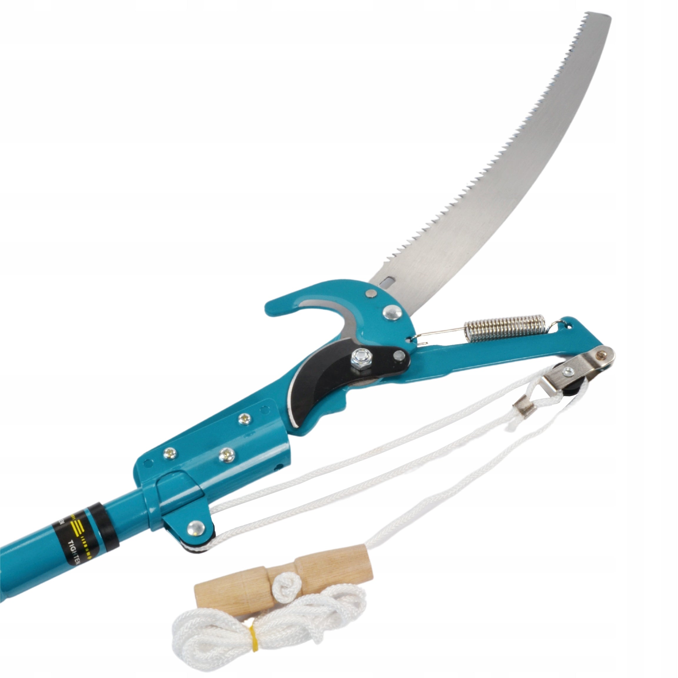 GARDEN PRUNER TELESCOPIC BOOM SAW FOR BRANCHES 2IN1BL Brand Black