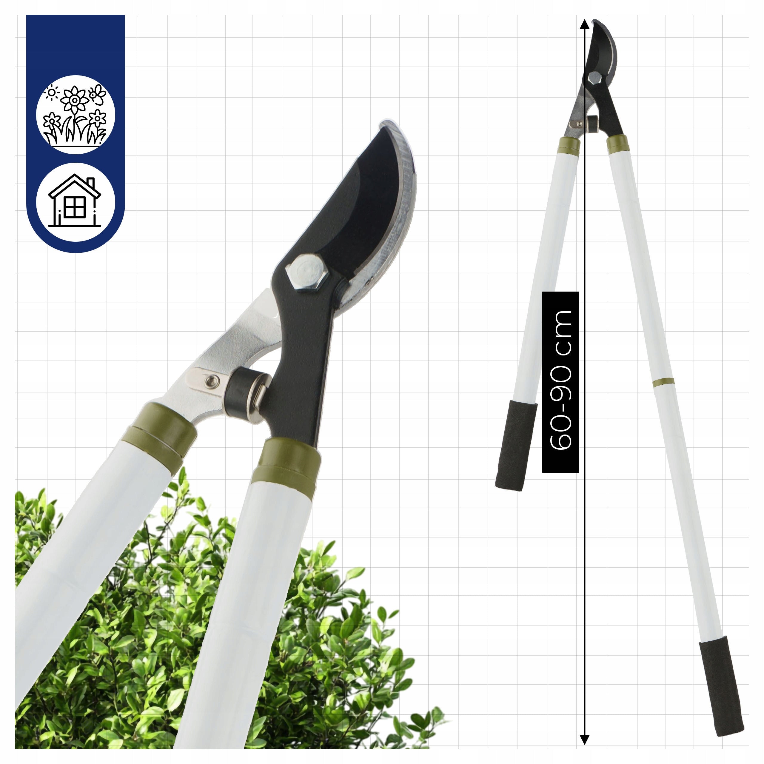 GARDEN PRUNING SHEAR LONG MANUAL SHARP TELESCOPIC BLADE FOR BRANCHES STRONG Manufacturer code 5904917046012