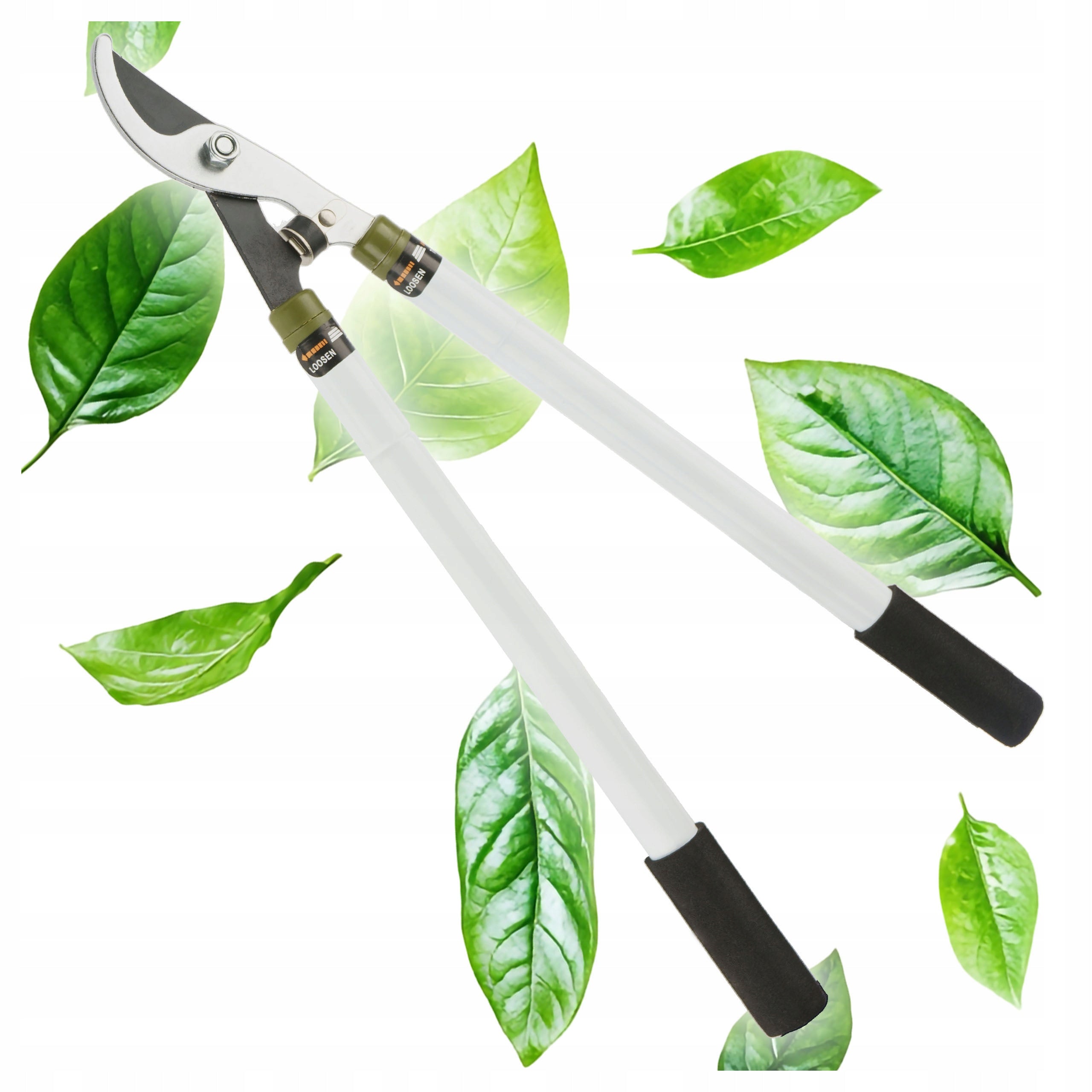 GARDEN PRUNING SHEAR LONG MANUAL SHARP TELESCOPIC BLADE FOR BRANCHES STRONG Tool weight 1.25 kg