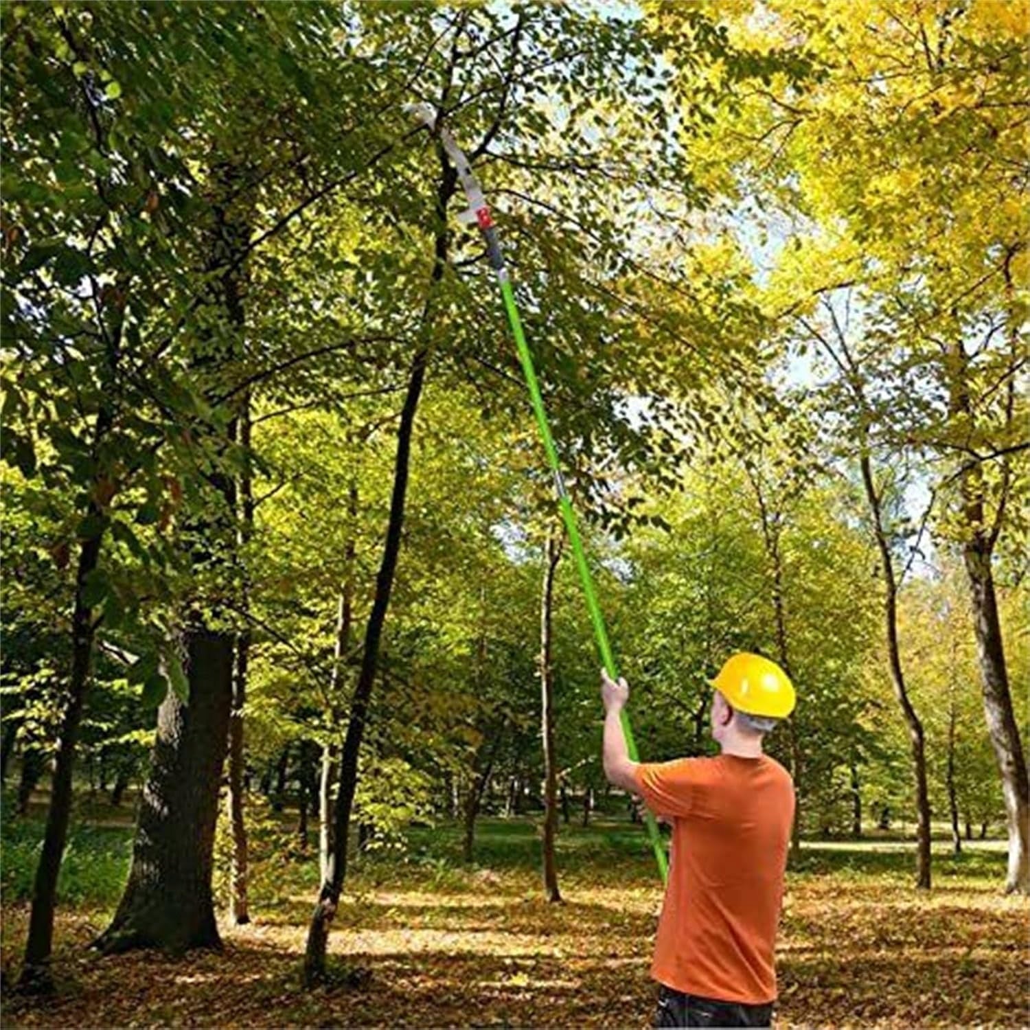 GARDEN SAW HANDHELD TELESCOPIC BRANCH CUTTING SHEARS 8M Power supply handheld