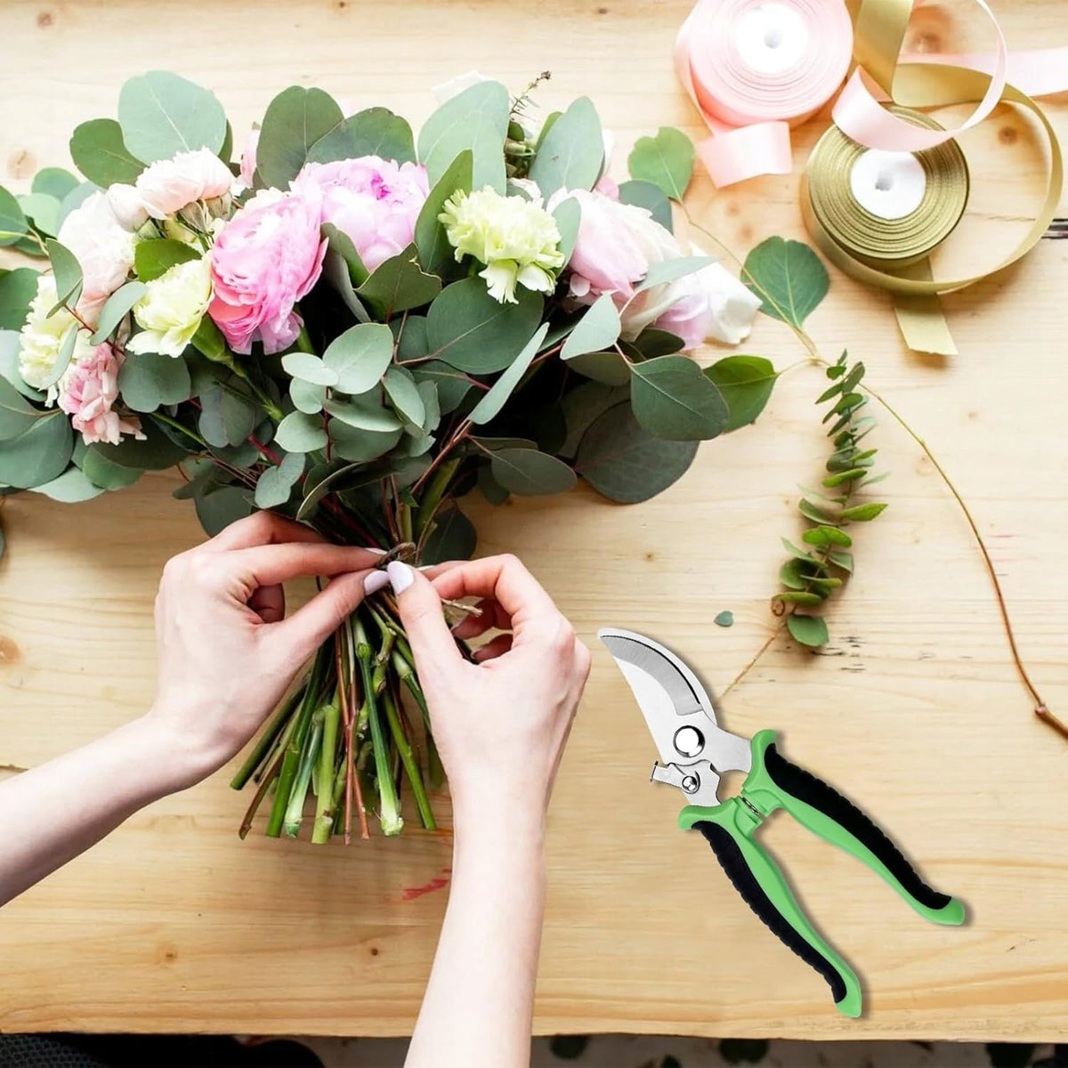 GARDEN SHEARS SET OF 3 GARDEN SHEARS SHARP BRANCH ROSE SHEARS Manufacturer code 240727LY03