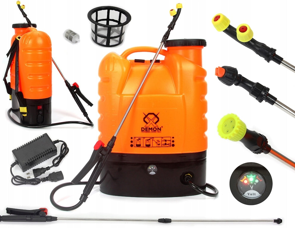 GARDEN SPRAYER ELECTRIC BACKPACK CORDLESS 16L MEGA SET Manufacturer code M80203