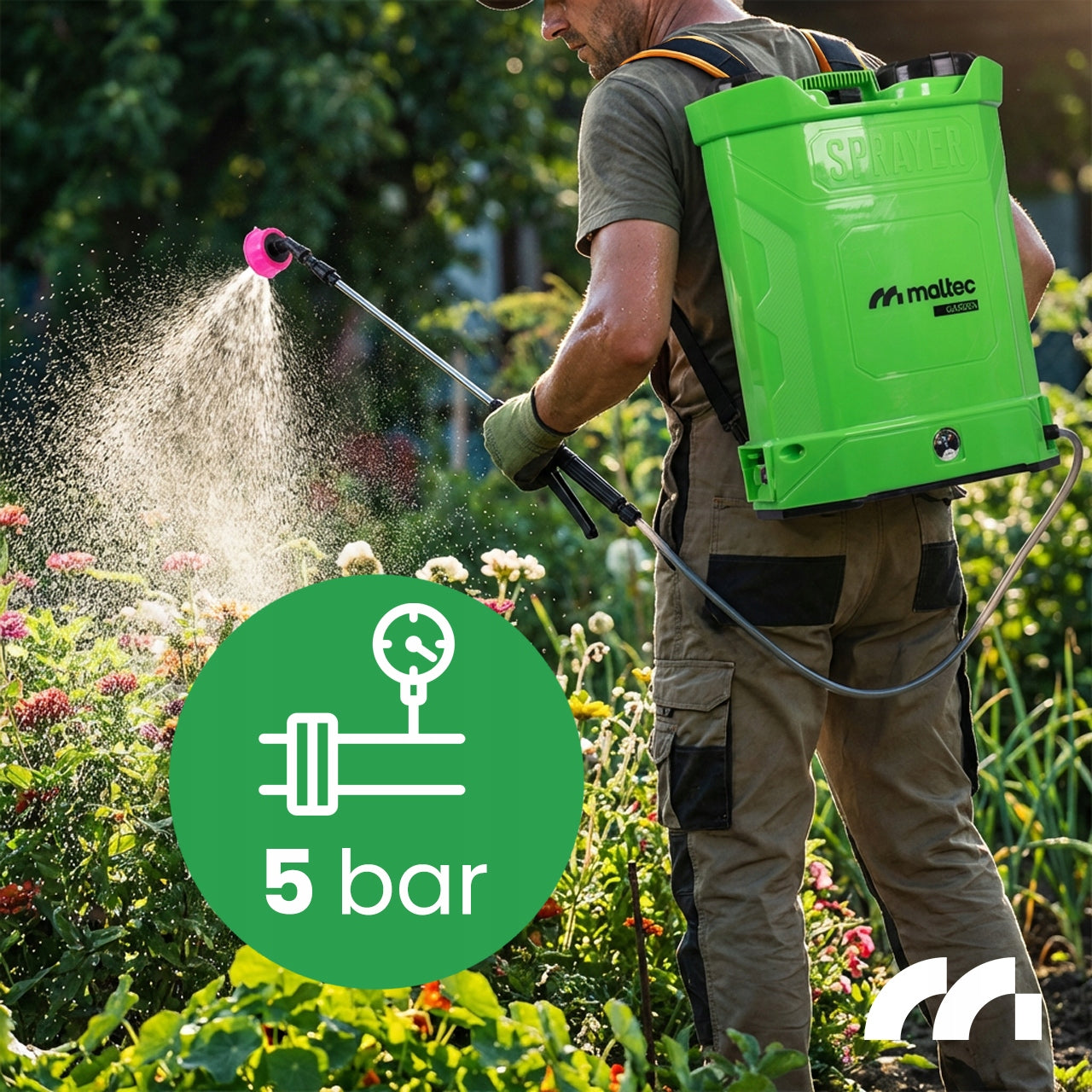 GARDEN SPRAYER ELECTRIC CORDLESS BACKPACK 20L SET Packaging status original