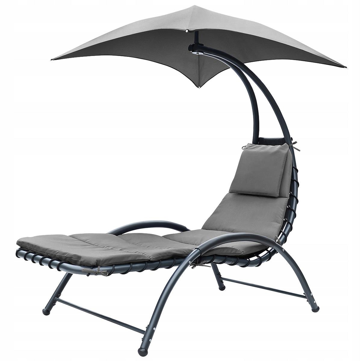 GARDEN SUN LOUNGER ARMCHAIR with UMBRELLA 200x125cm SASKA GARDEN BERGAMO Manufacturer code 1067087