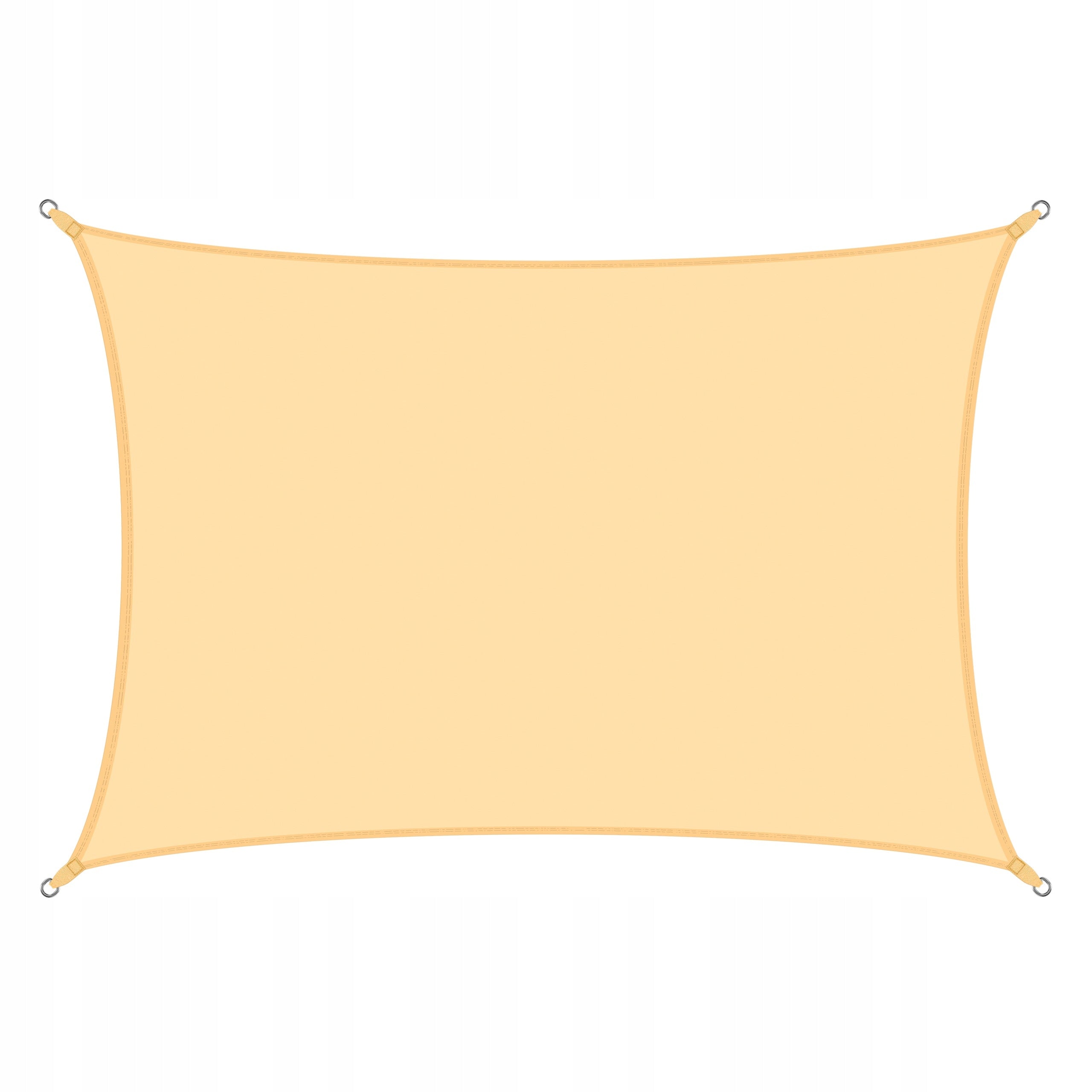 GARDEN SUN SAIL 4x3 m - Rectangular Shader Waterproof Length 400 cm