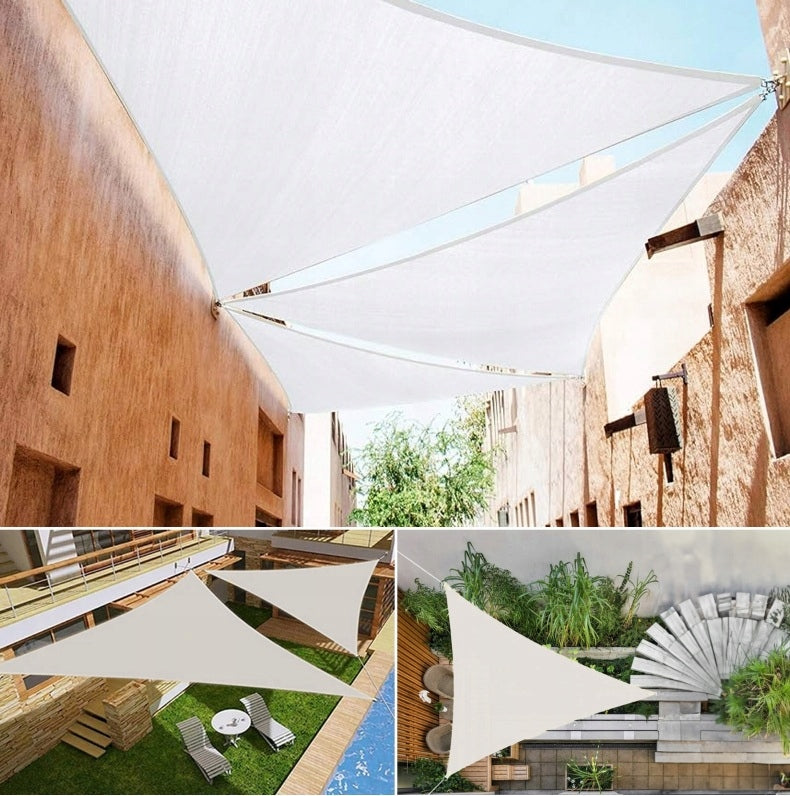 GARDEN SUN SAIL WATERPROOF 415x415x415cm BEIGE AWNING Manufacturer code RT021
