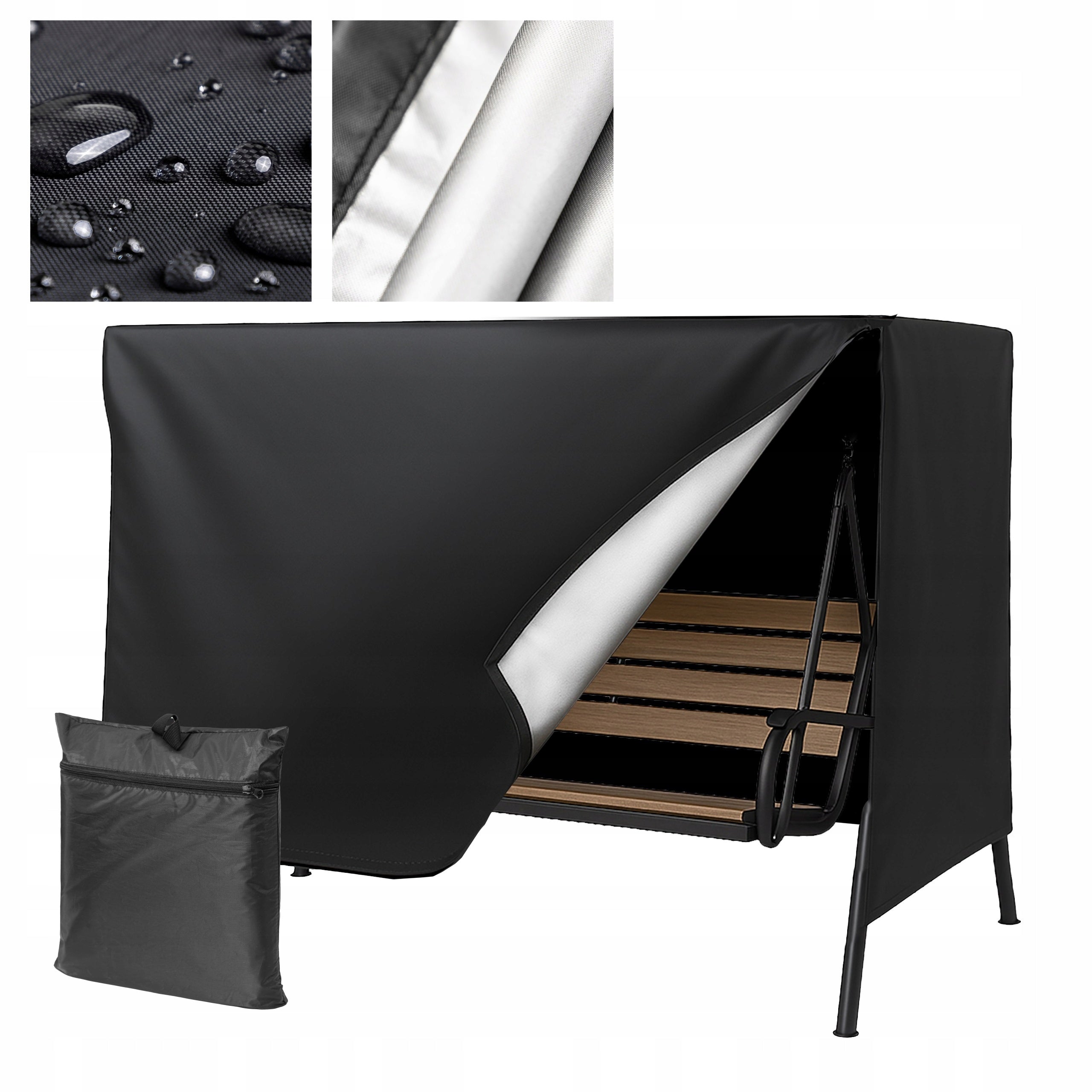 GARDEN SWING COVER Waterproof For Garden Bench 230x150 cm Packaging status original