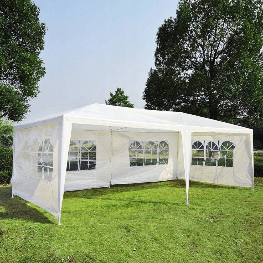 GARDEN TENT CATERING PARTY 3x6m COMMERCIAL PAVILION 6 WALLS 18m2 Length 6 m