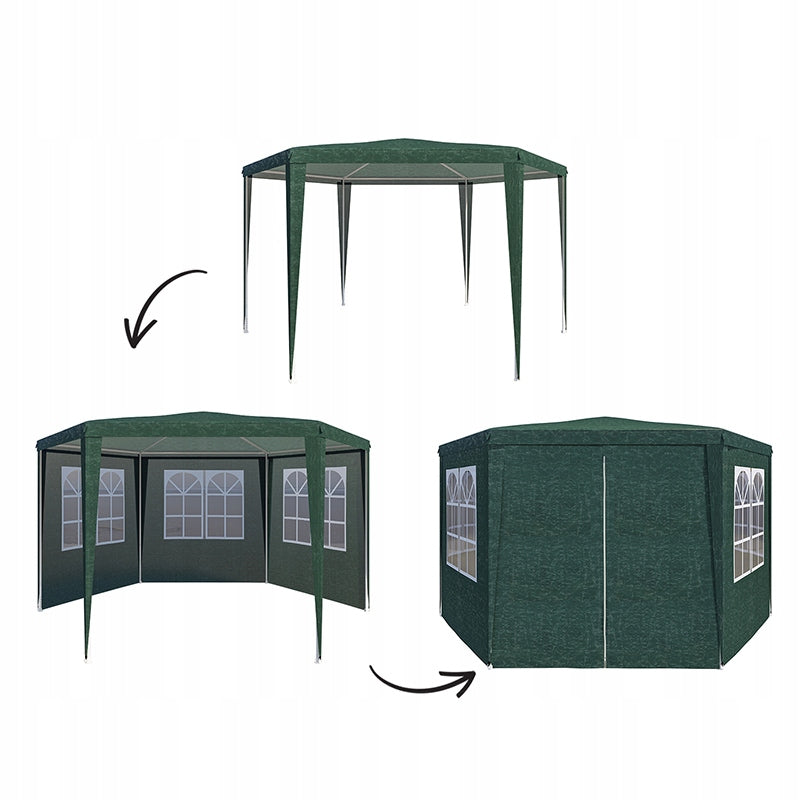GARDEN TENT COMMERCIAL PAVILION GAZEBO FOR GARDEN ON TERRACE 2X2X2,5M Width 2 m