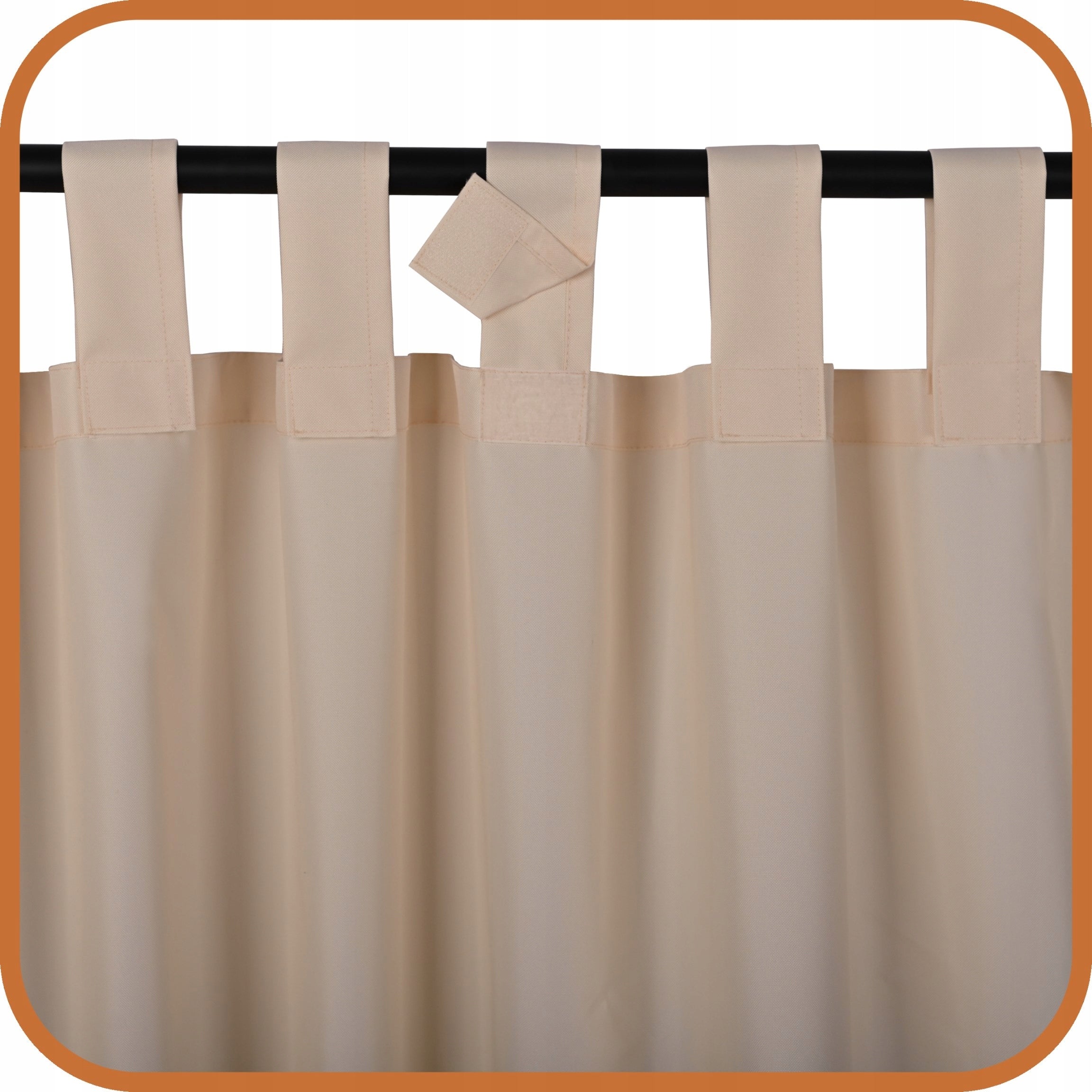 GARDEN TERRACE CURTAIN GARDEN TERRACE CURTAINS R 155x220 light beige Manufacturer code wodoodporne wodoodporna na balkon taras rzep