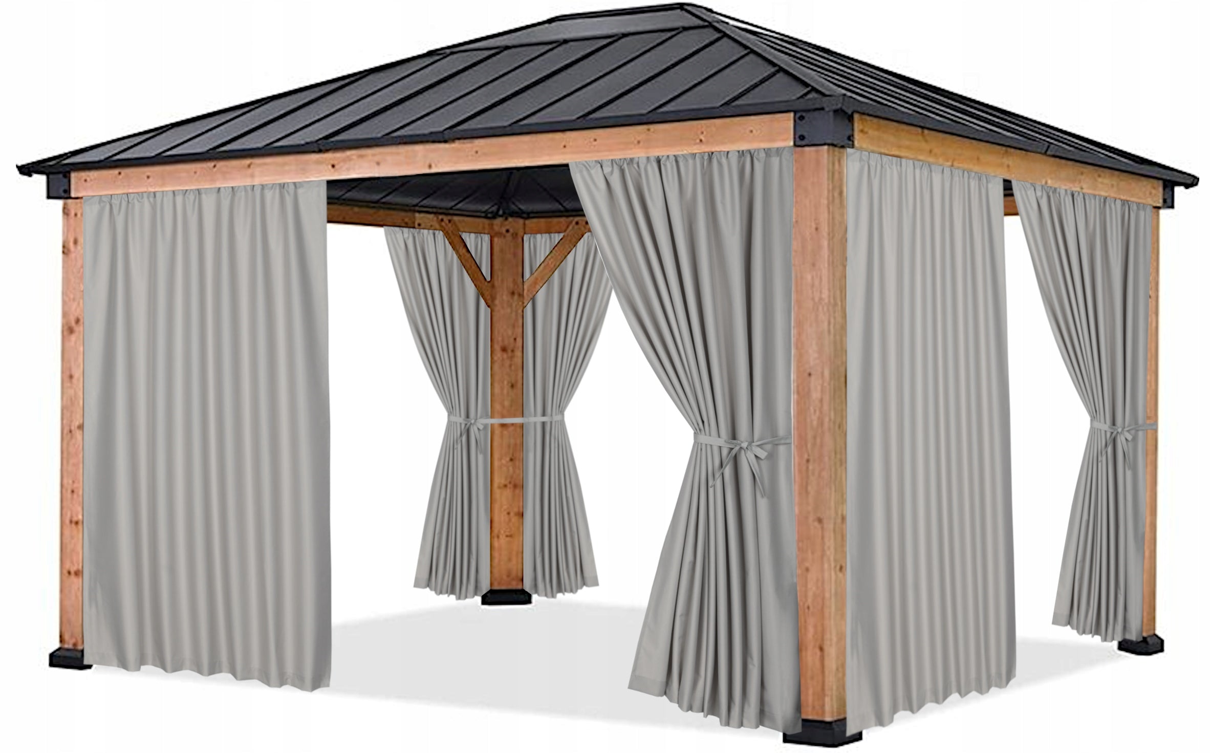 GARDEN TERRACE CURTAIN GARDEN TERRACE CURTAINS T 155x220 light grey Width 1.55 m