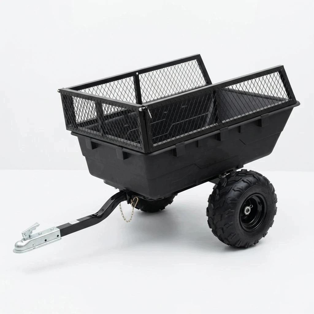 GARDEN TRAILER DUMP TRUCK QUADA TRACTOR MOWER WITH EXTENSIONS 700kg Manufacturer code 5906609686308