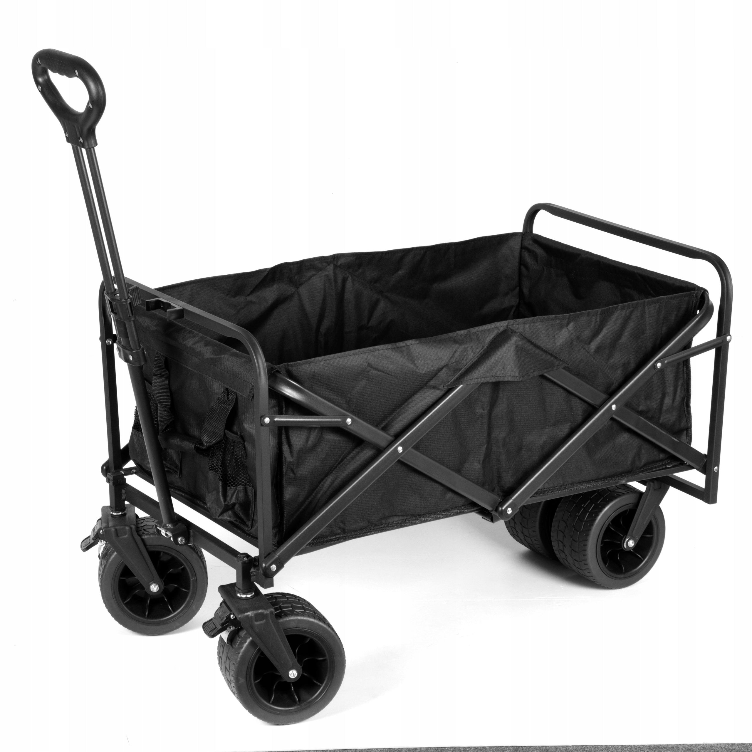 GARDEN TRANSPORT SHOPPING CART FOLDING STRONG BEACH