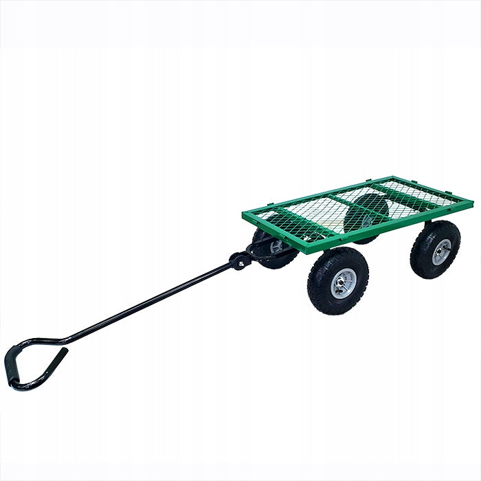 GARDEN TRANSPORT TROLLEY FOLDING PUMPED WHEELS | 200KG | SHERMAN Wheels number 4