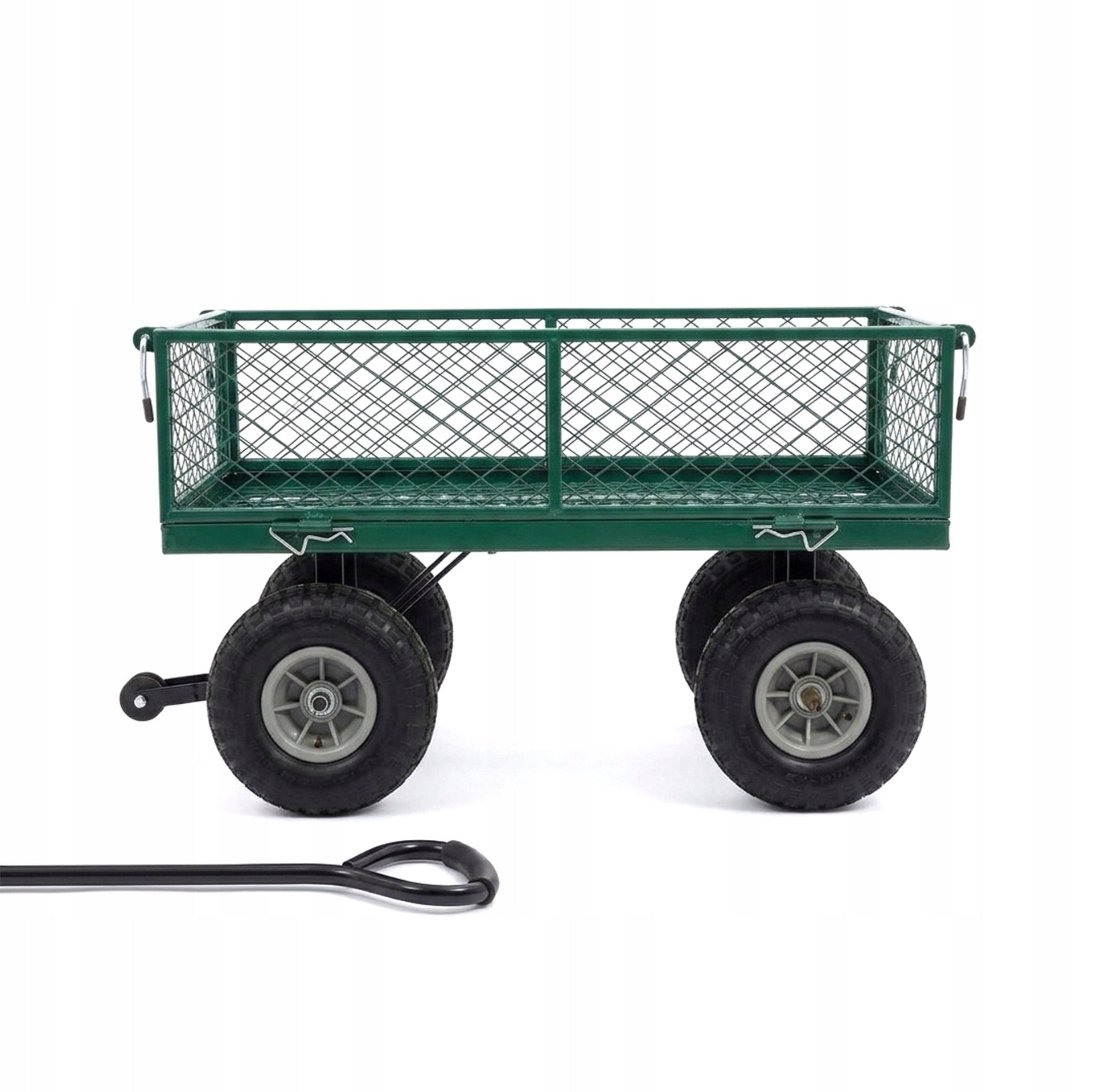 GARDEN TROLLEY 3in1 transport trailer 250kg 100L FOLDING SIDES Brand Barracuda