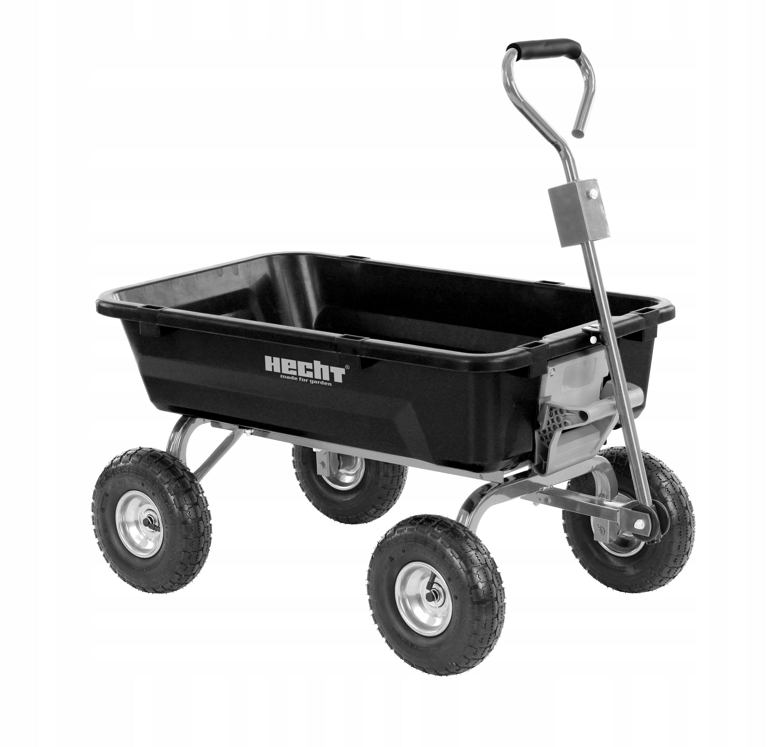 GARDEN TROLLEY HECHT 52150 TROLLEY FOR GARDEN TRACTORS 85 LITERS 150 KG