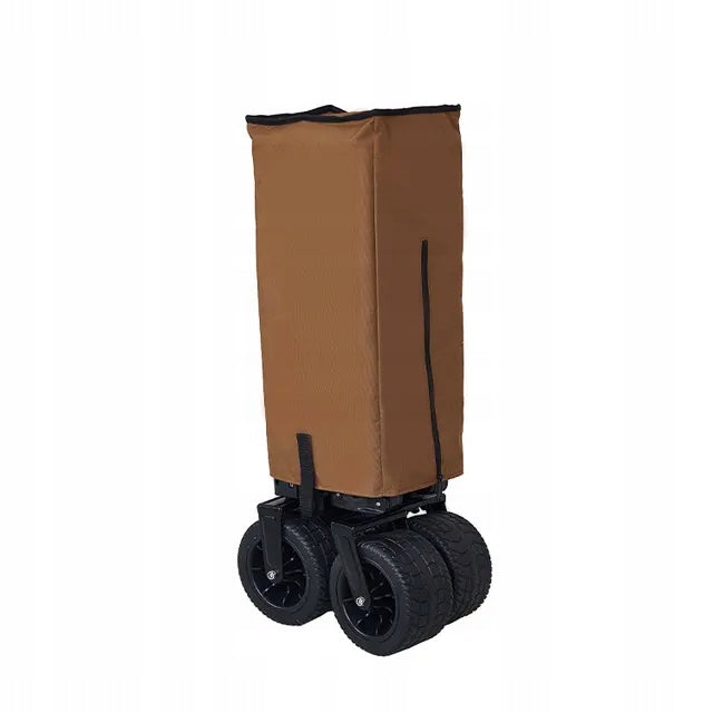 GARDEN TROLLEY TOURIST BEACH TRANSPORT ON THICK WHEELS FOLDING Brand TEKAN