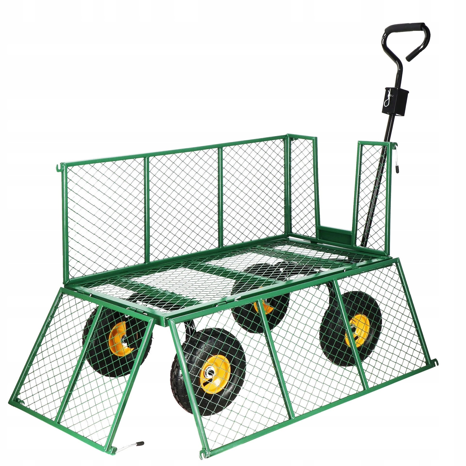 GARDEN TROLLEY TRANSPORT FOLDING TOURIST BEACH 250L TRAILER Brand Springos