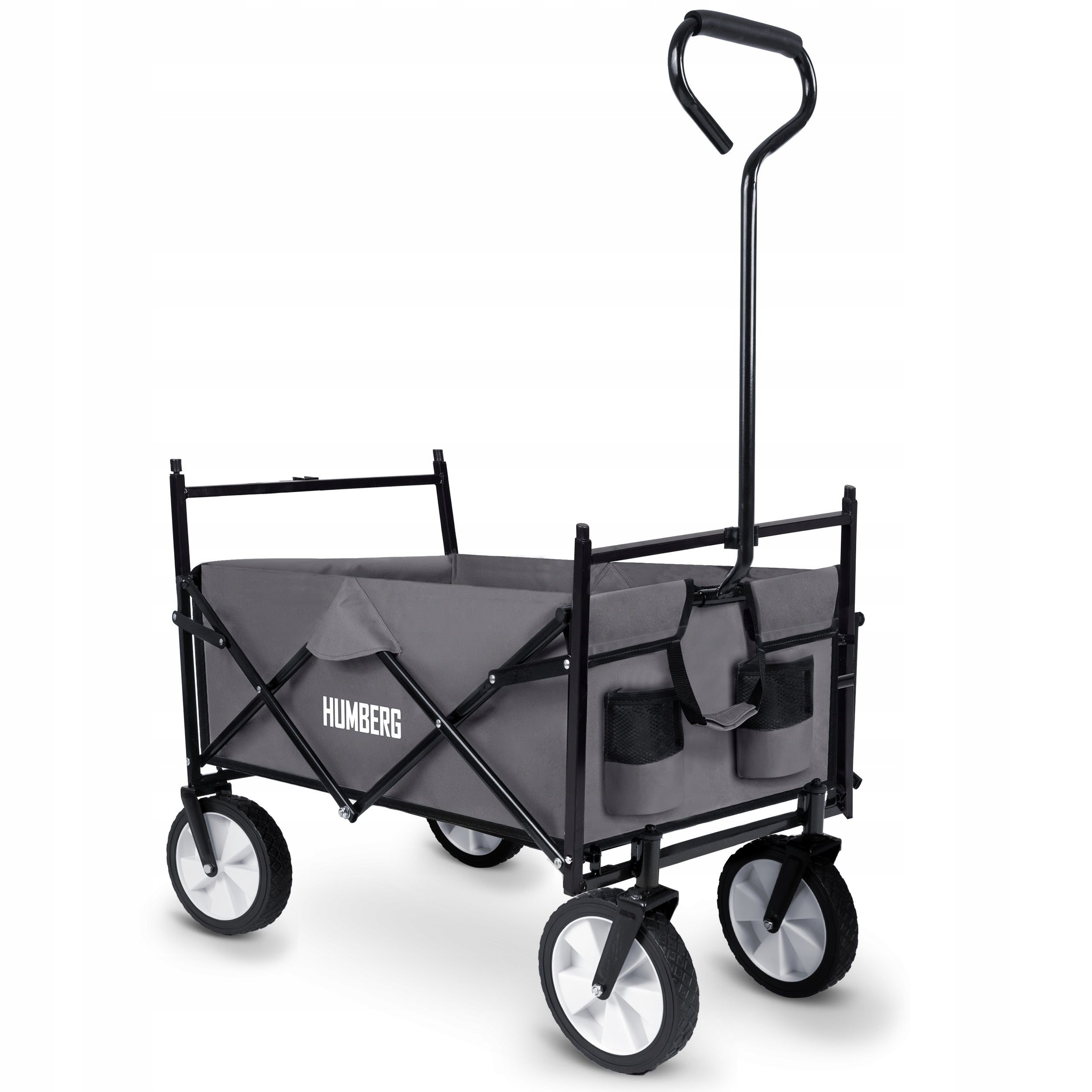 GARDEN TROLLEY TRANSPORT TOURIST FOLDING BEACH CANOPY 90kg Capacity 80 l
